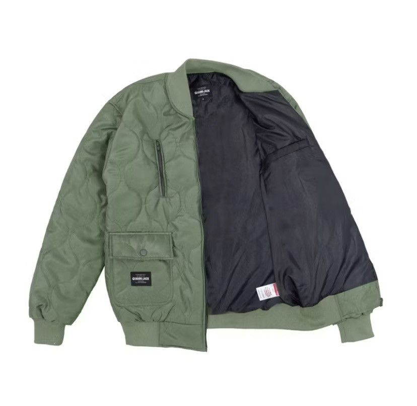 Other Bomber jacket quilting Dobby olive streetwear Size US M / EU 48-50 / 2 - 2 Thumbnail