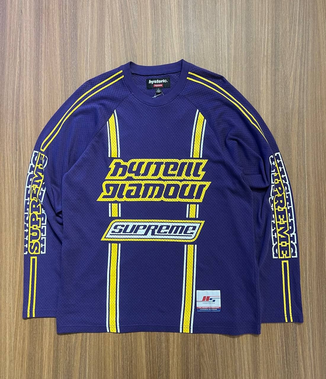 Supreme x Hysteric Glamour】Mesh Long Sleeve Top☆Purple