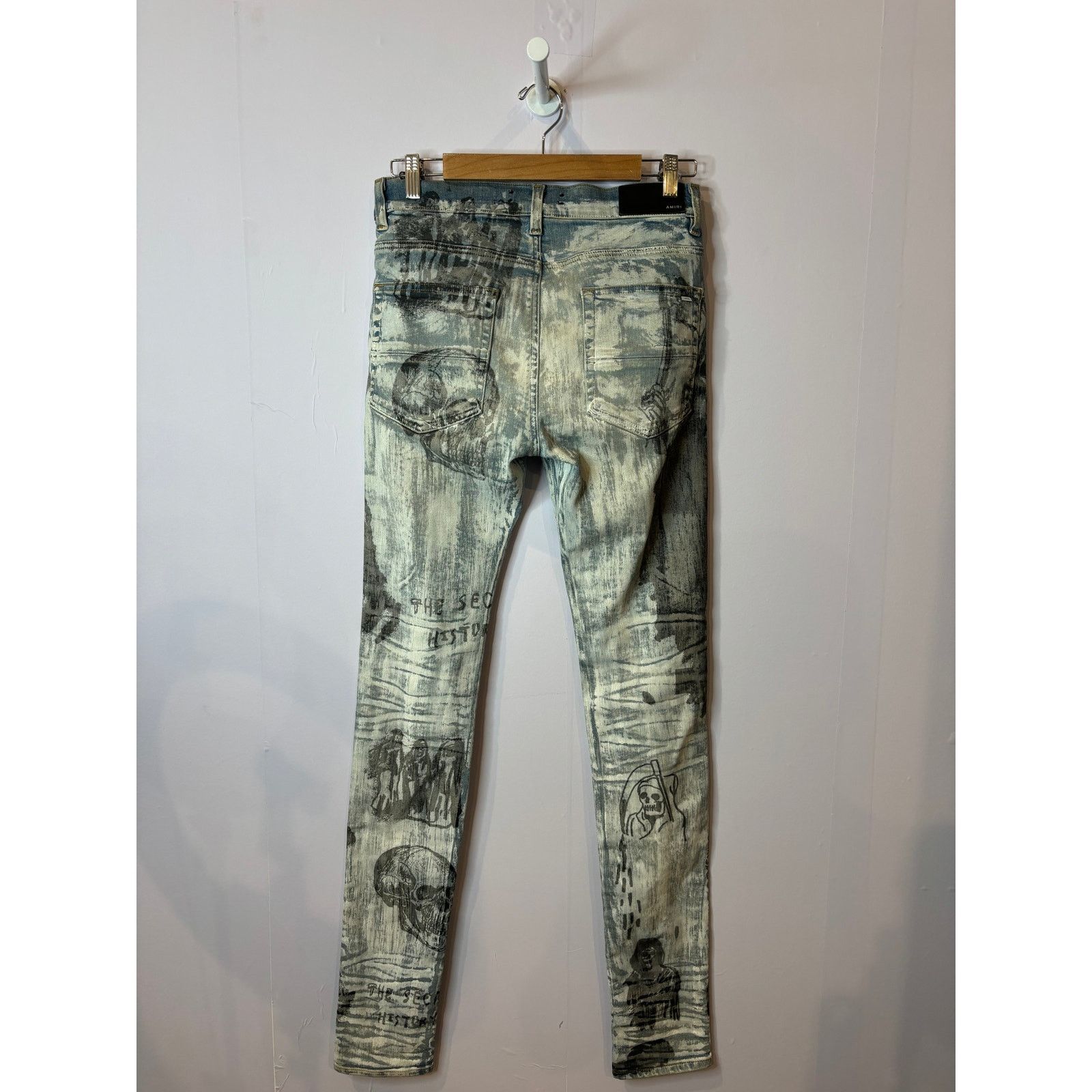 Amiri Amiri Wes Lang Sketch Jeans Used 30 Size US 30 / EU 46 - 2 Thumbnail