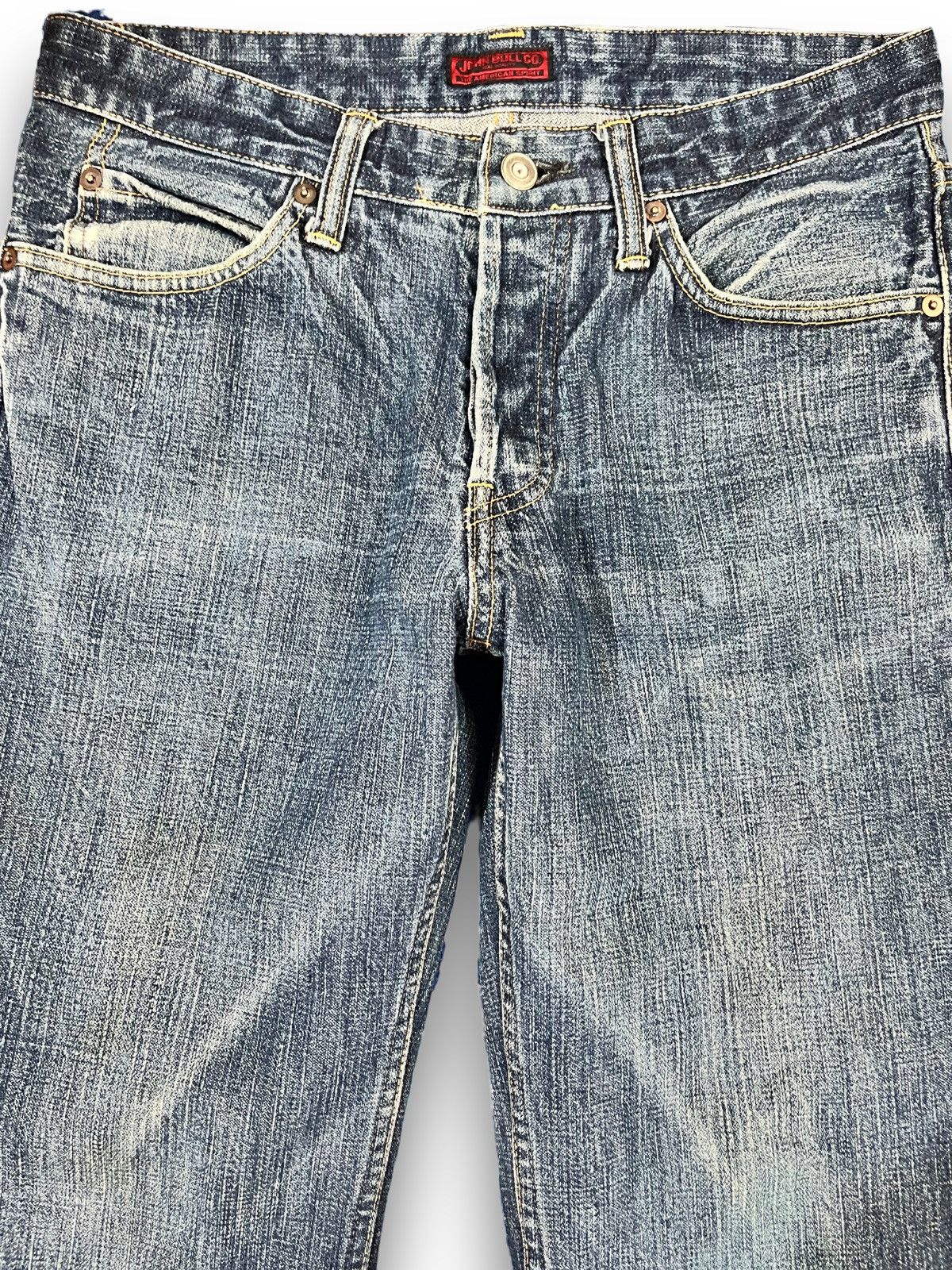 Johnbull Vintage Johnbull Kojima Flare Bootcut Indigo Denim Size US 31 - 3 Thumbnail