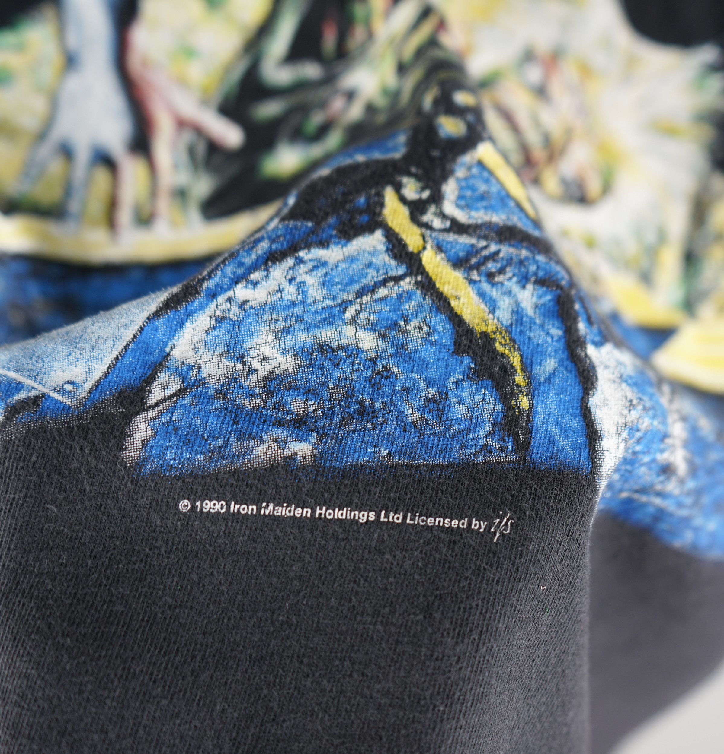 Band Tees × Vintage Vintage 1990 Iron Maiden T-Shirt Eddie In The Box Size US M / EU 48-50 / 2 - 4 Thumbnail