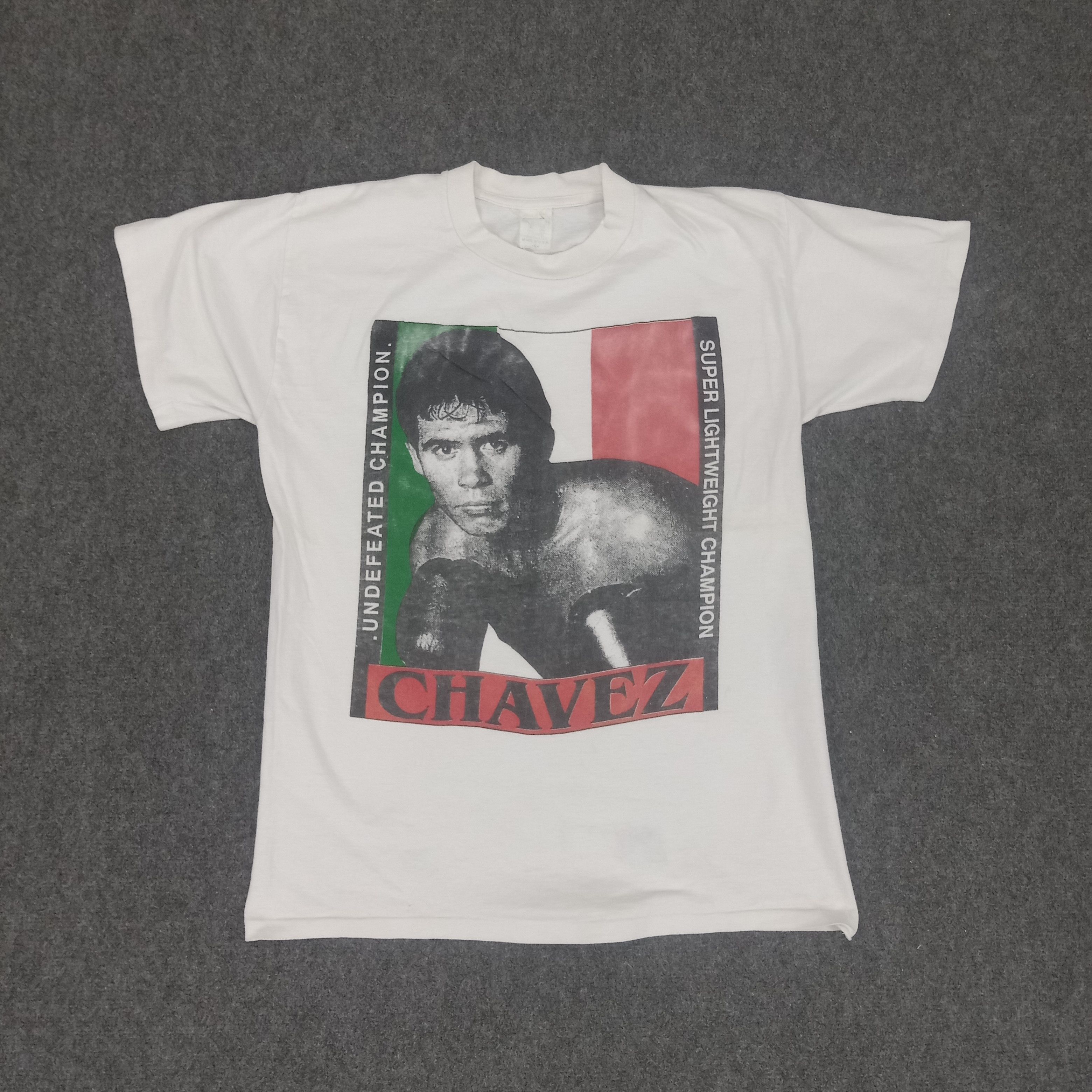 Vintage × WWE Vintage 90's Chavez Mexican Former Professional Boxer Tshirt Size US M / EU 48-50 / 2 - 1 Thumbnail