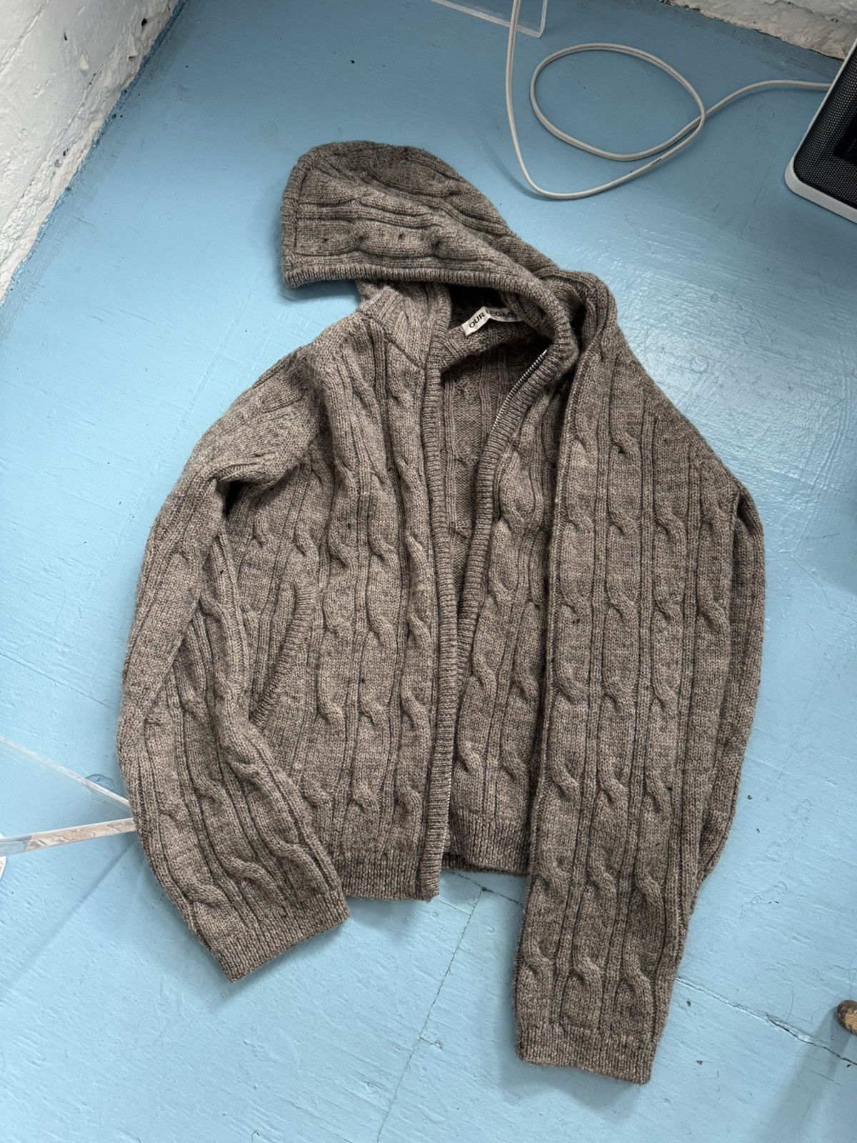 Our Legacy Our Legacy F24 Stable Melange Isels Wool Cable Knit Size US S / EU 44-46 / 1 - 7 Thumbnail
