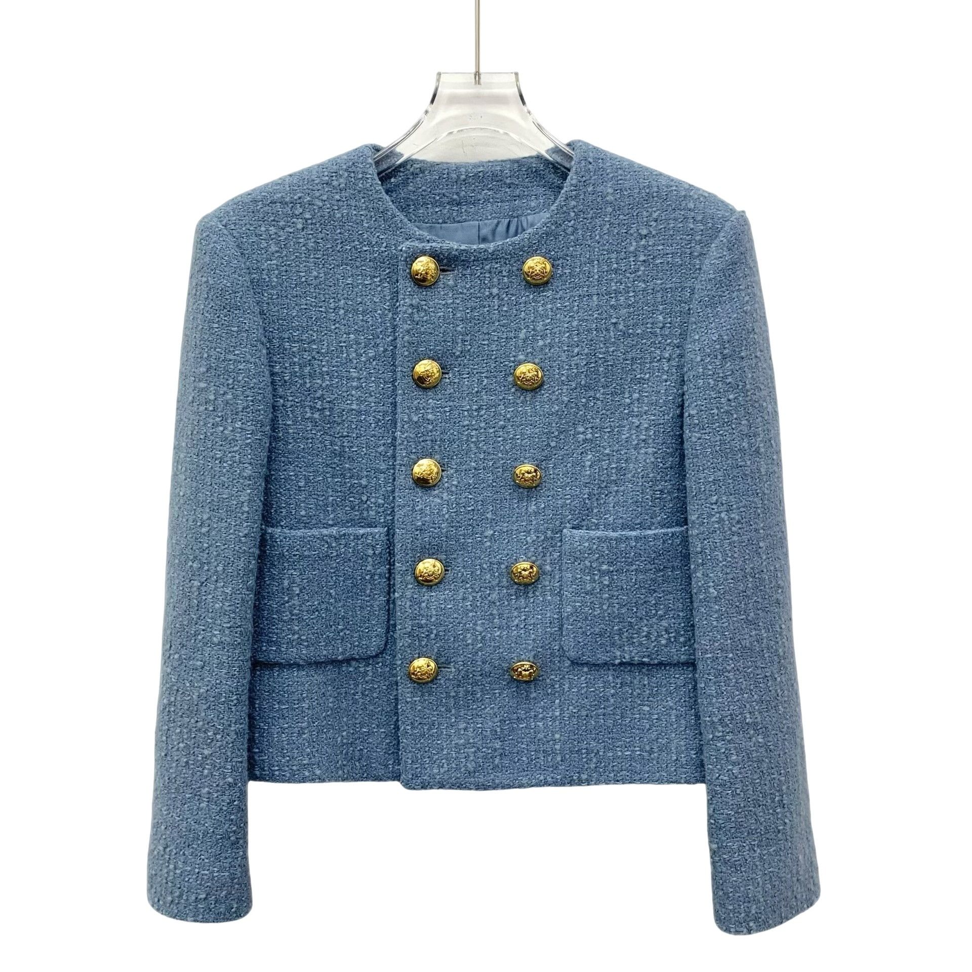 Celine Celine Double Breasted Tweed Jacket Size 36 Size XS / US 0-2 / IT 36-38 - 1 Thumbnail