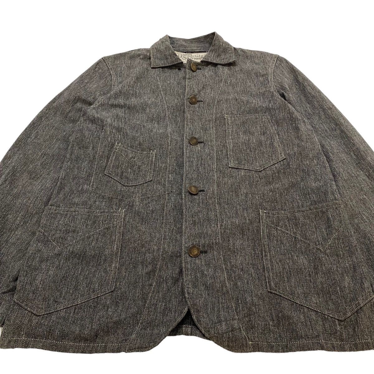 Japanese Brand × Vintage ☀️Vintage Union Special Overall chore style jacket Size US S / EU 44-46 / 1 - 5 Thumbnail