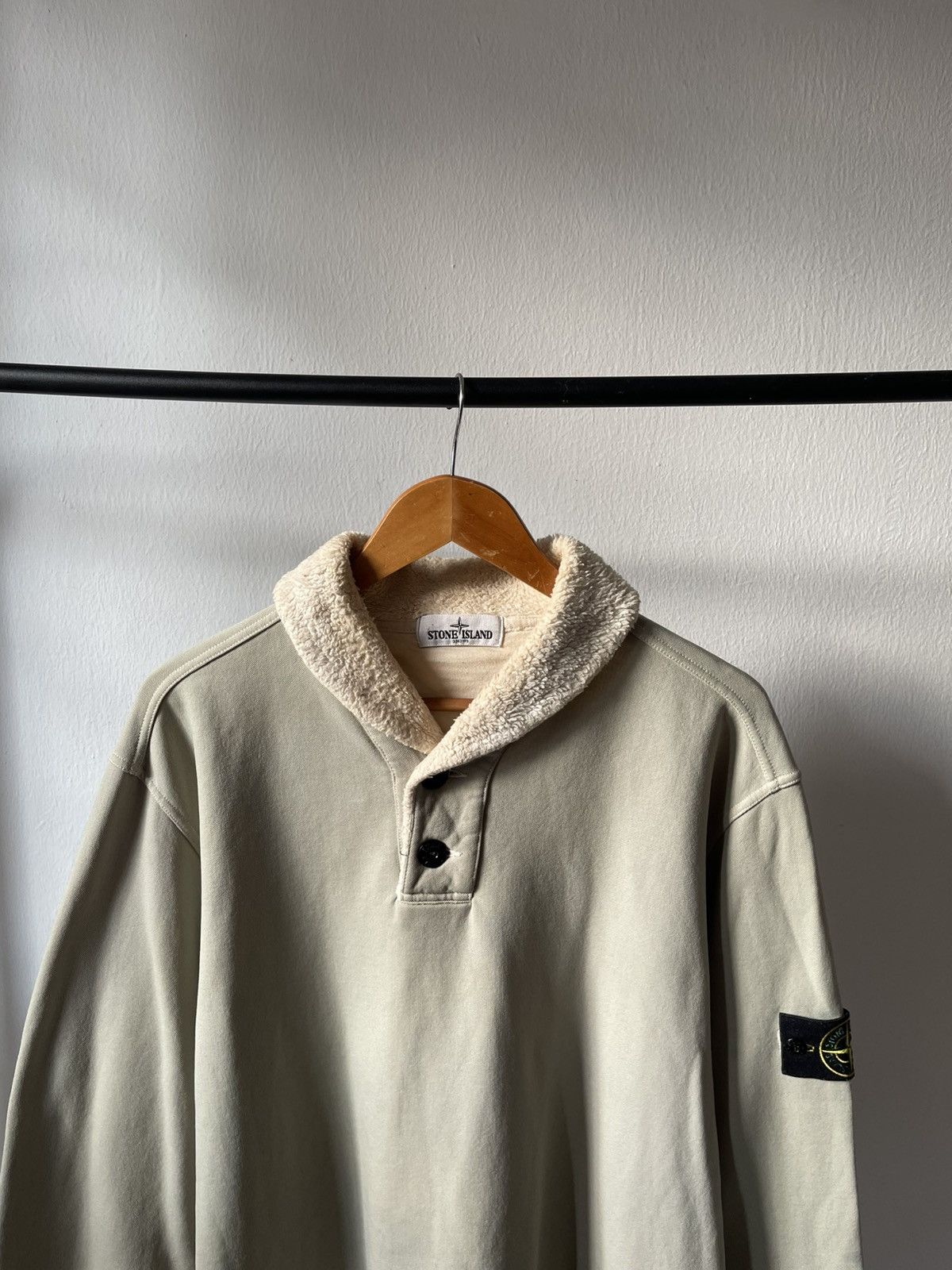 Stone Island Stone Island Two Button Henley Neck 11 Size US XXL / EU 58 / 5 - 3 Thumbnail