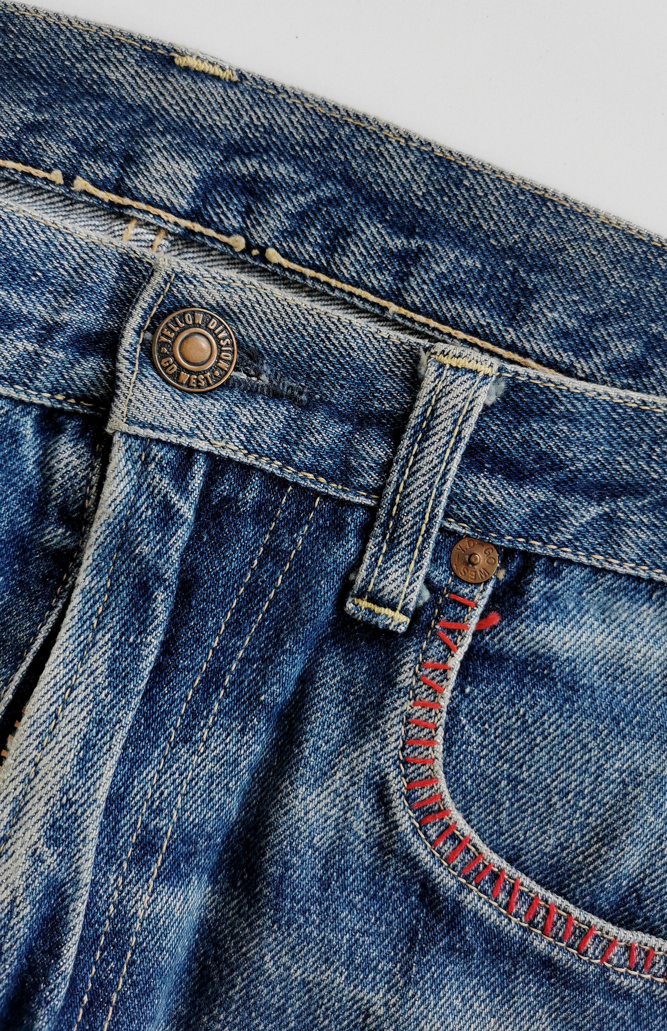 Kapital Go West Selvedge Patchwork Sashiko Size US 30 / EU 46 - 6 Thumbnail