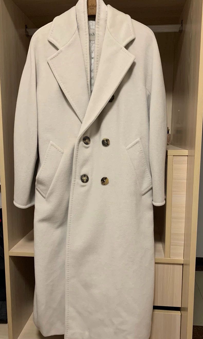 Max Mara Max Mara 101801 Coat, Glacier White Size M / US 6-8 / IT 42-44 - 7 Thumbnail