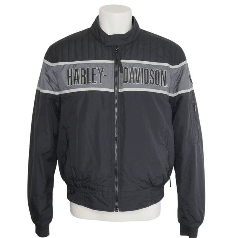 Harley Davidson Vintage Harley Davidson Embroidered Jacket Mens 2XL Size US XXL / EU 58 / 5 - 1 Thumbnail