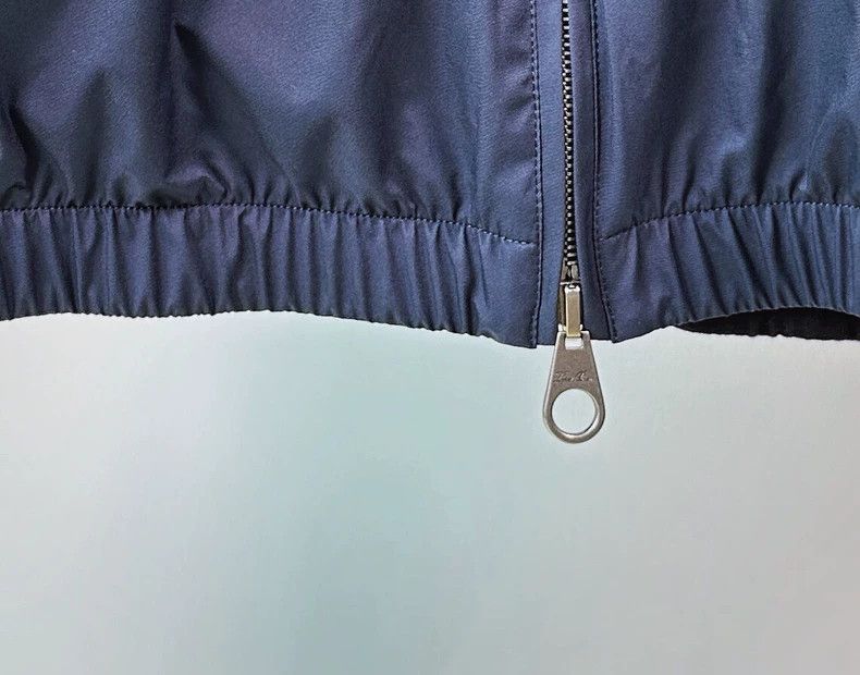 Loro Piana LORO PIANA Navy blue double-faced pilot jacket Size US M / EU 48-50 / 2 - 5 Thumbnail