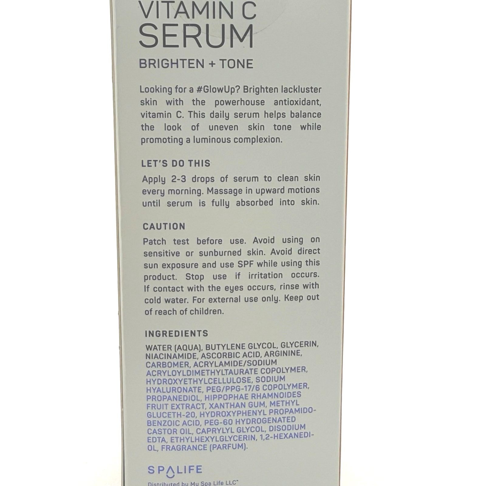 Other SEALED Spa Life Vitamin C Face Brightening and Toning Serum Size ONE SIZE - 4 Thumbnail