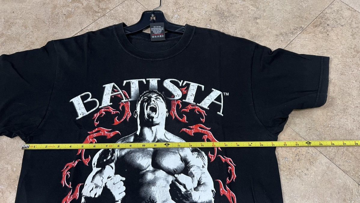 WWE 2007 WWE Dave Batista Tshirt Size Large Size US L / EU 52-54 / 3 - 8 Thumbnail