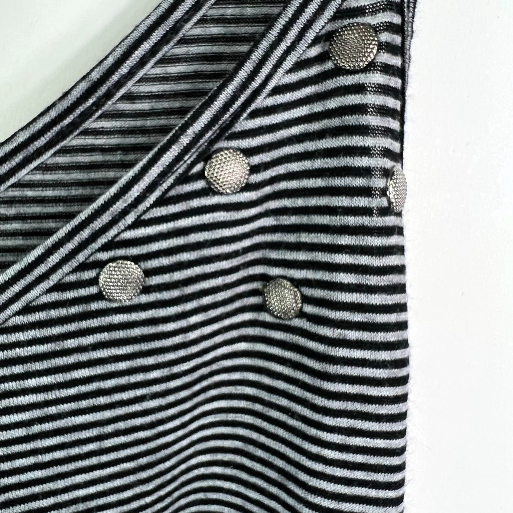 Vintage Maurices Tank Top Striped Studded Womens Size L Gray Size L / US 10 / IT 46 - 5 Thumbnail