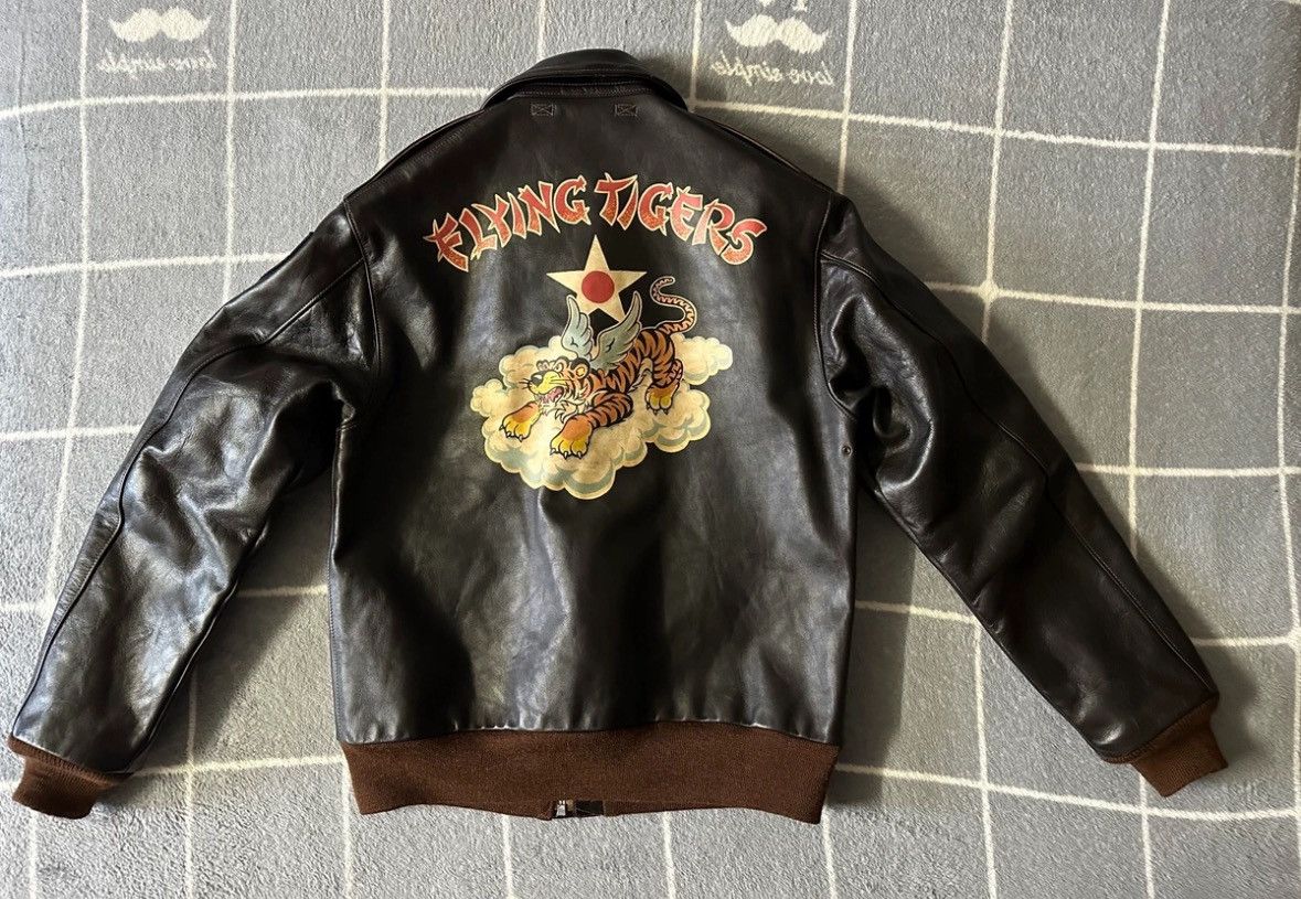 The Real McCoy's The Real McCoy's A2 Pilot's Jacket Size US L / EU 52-54 / 3 - 2 Thumbnail