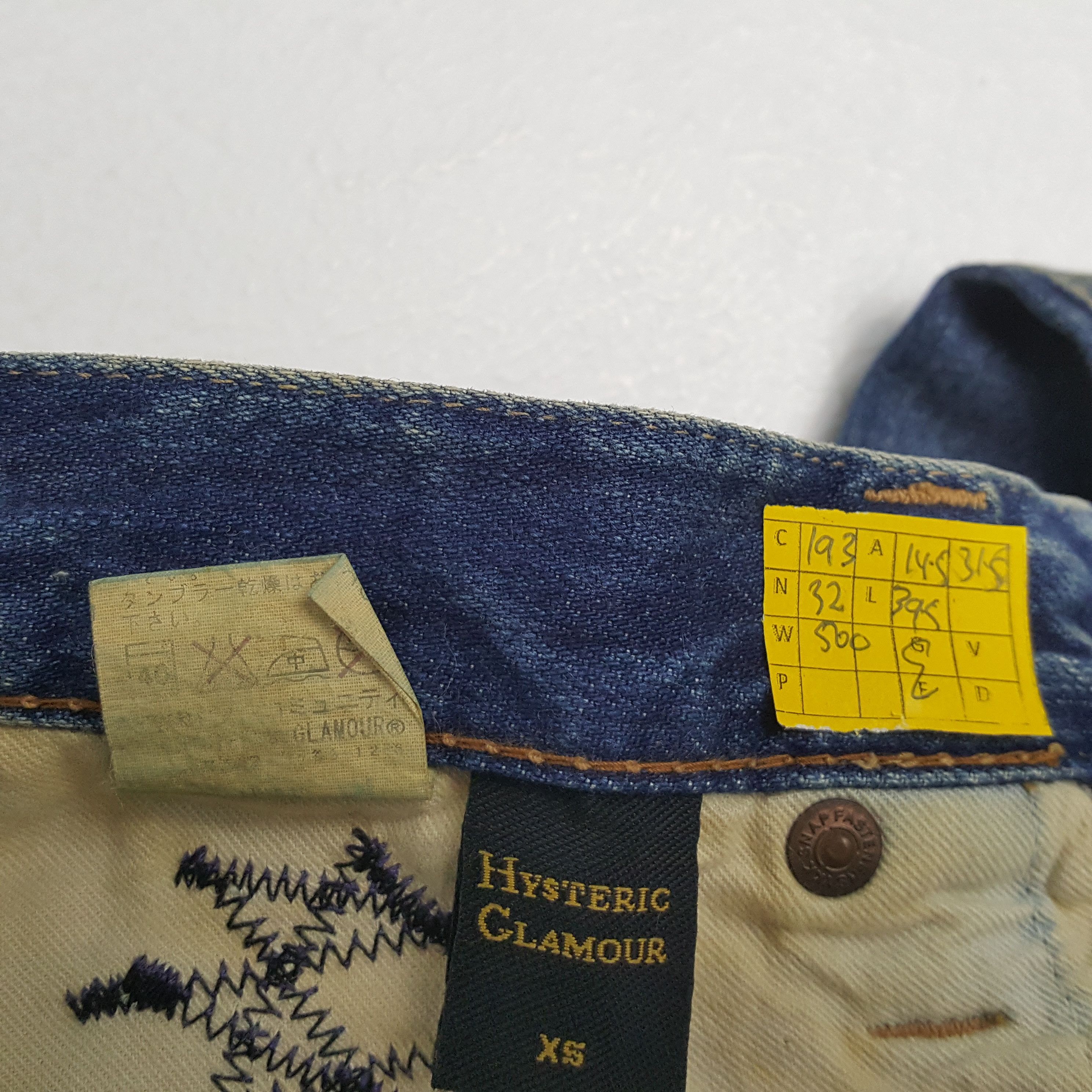 Hysteric Glamour × Japanese Brand × Vintage Vintage HYSTERIC GLAMOUR Japanese Fashion Brand Jeans Size 29" - 13 Thumbnail