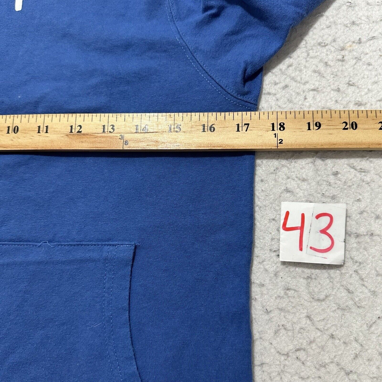 Champion Champion Small Hoodie Blue Drawstring Sweatshirt White Logo Size S / US 4 / IT 40 - 8 Thumbnail