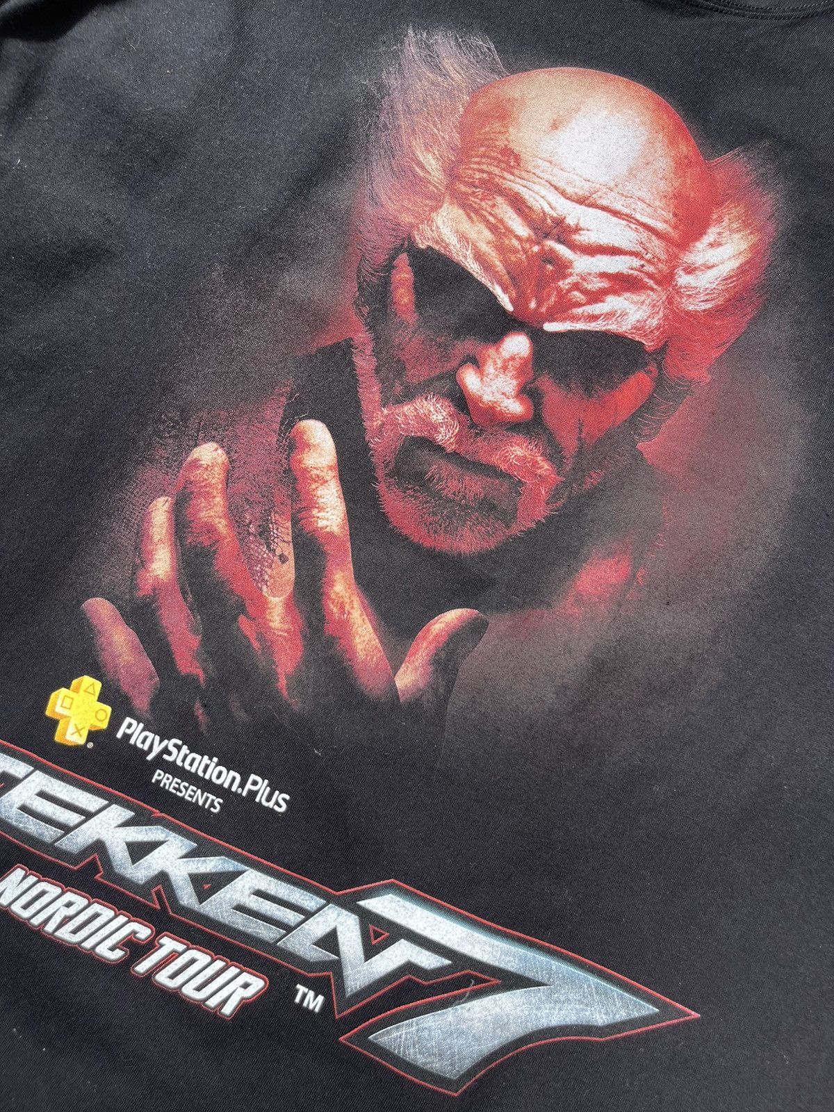 Play Station Plus Tekken 7 Nordic Tour tee t-shirt 2016/2017