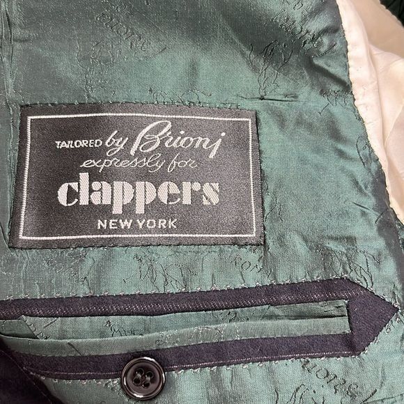 Brioni Brioni Clappers VTG Pinstriped Cashmere Wool 2 Pc 2 Button S Size 46L - 12 Thumbnail