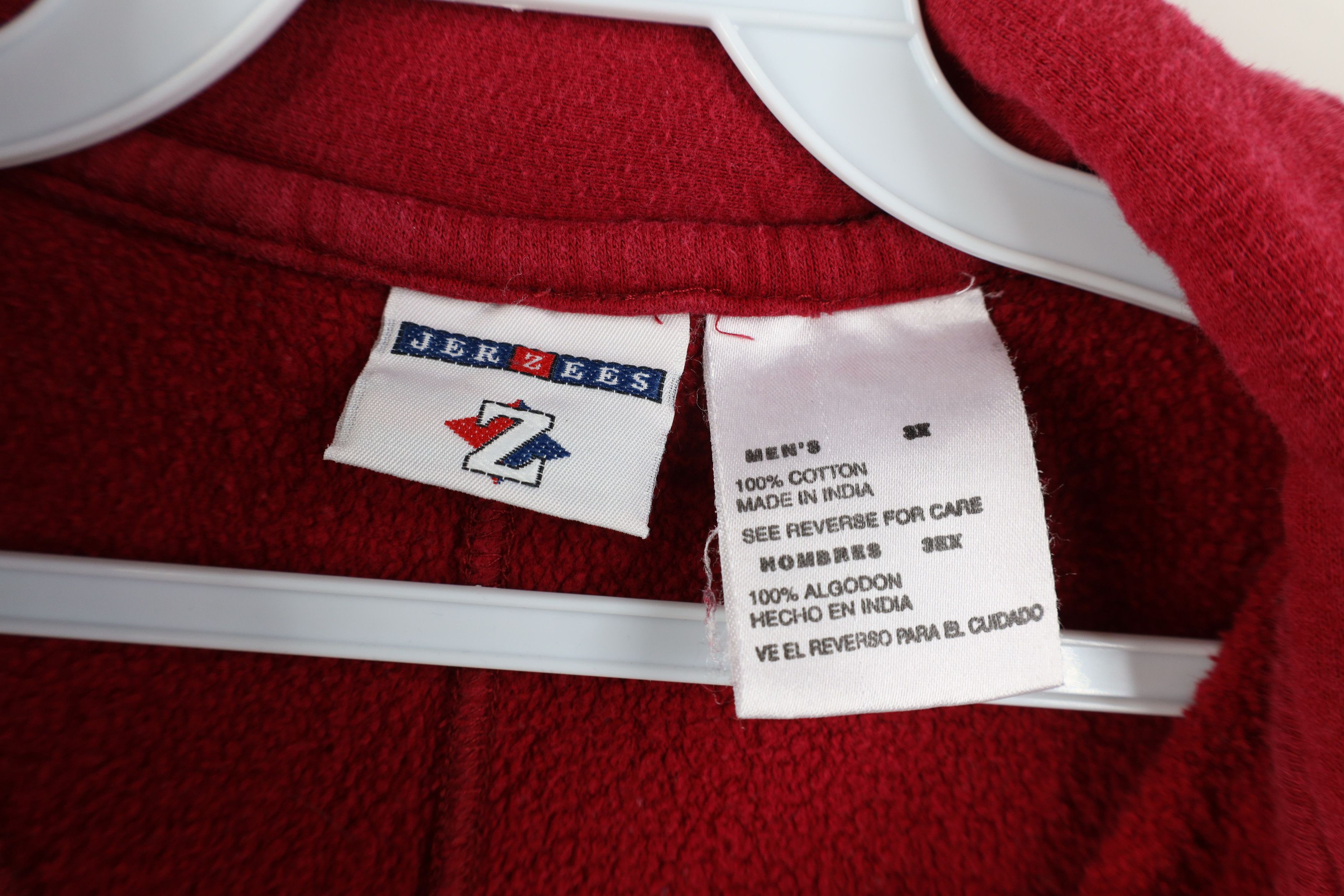 Vintage Vintage 90s Streetwear Block Half Zip Pullover Sweatshirt Size US XXL / EU 58 / 5 - 6 Thumbnail