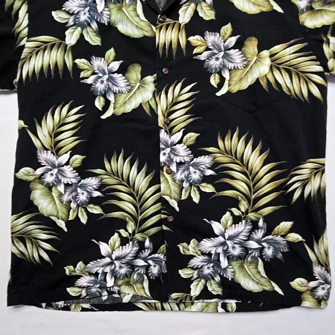 Other Vintage Aloha Republic Hawaiian Shirt Black Tropical Mens XL Size US XL / EU 56 / 4 - 2 Thumbnail