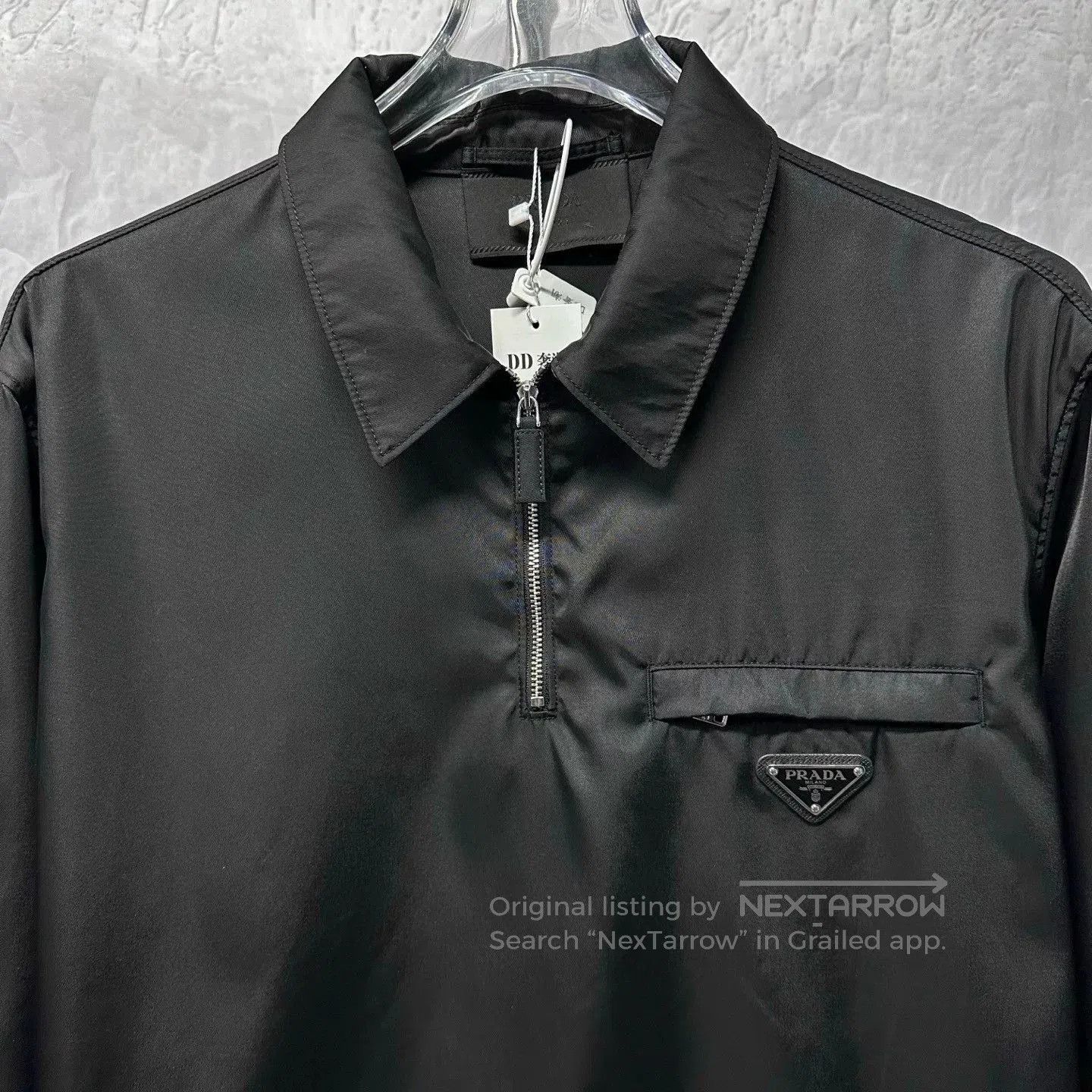 Prada prada half-zip long sleeve shirt. Size US L / EU 52-54 / 3 - 2 Thumbnail
