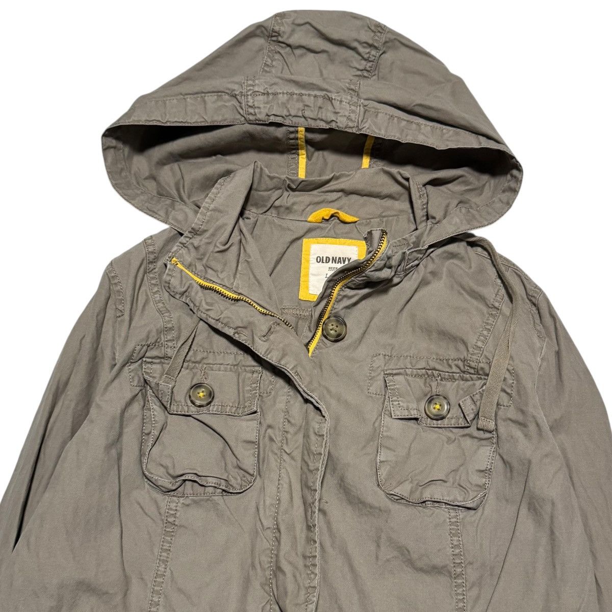 Old Navy Old Navy 2000s Full Zip Hooded Jacket Women's Large Size L / US 10 / IT 46 - 2 Thumbnail