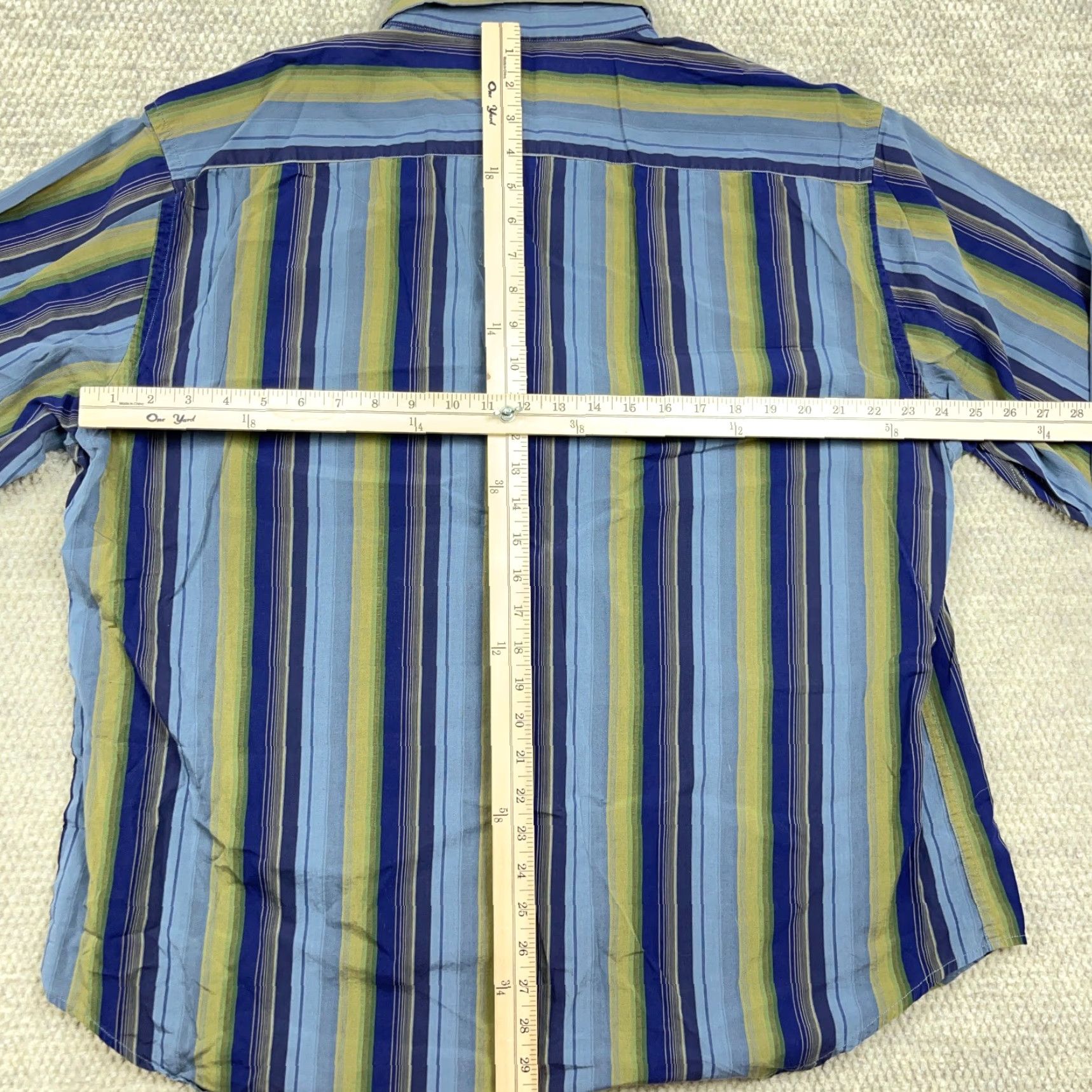 Robert Graham Robert Graham Shirt Men 3XL Button-Up Color Blue Striped Casual Modern Preppy Wear Dress Size 48R - 7 Thumbnail
