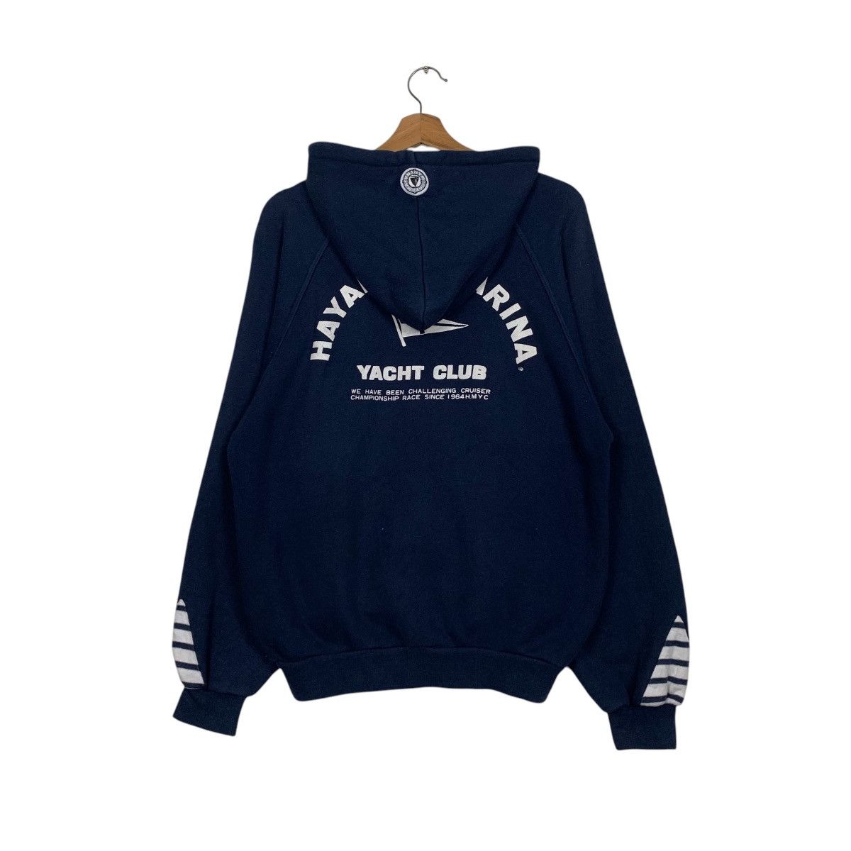 Japanese Brand HAYAMA MARINA Yacht Club Varsity Hoodies #2234-C99 Size US M / EU 48-50 / 2 - 7 Thumbnail