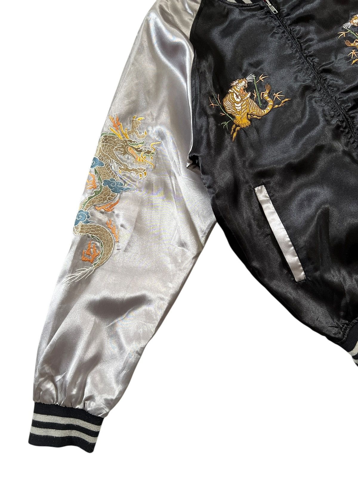 Japanese Brand Vintage Japanese Traditional 🇯🇵 Sukajan Souvenir Jacket Size US L / EU 52-54 / 3 - 5 Thumbnail