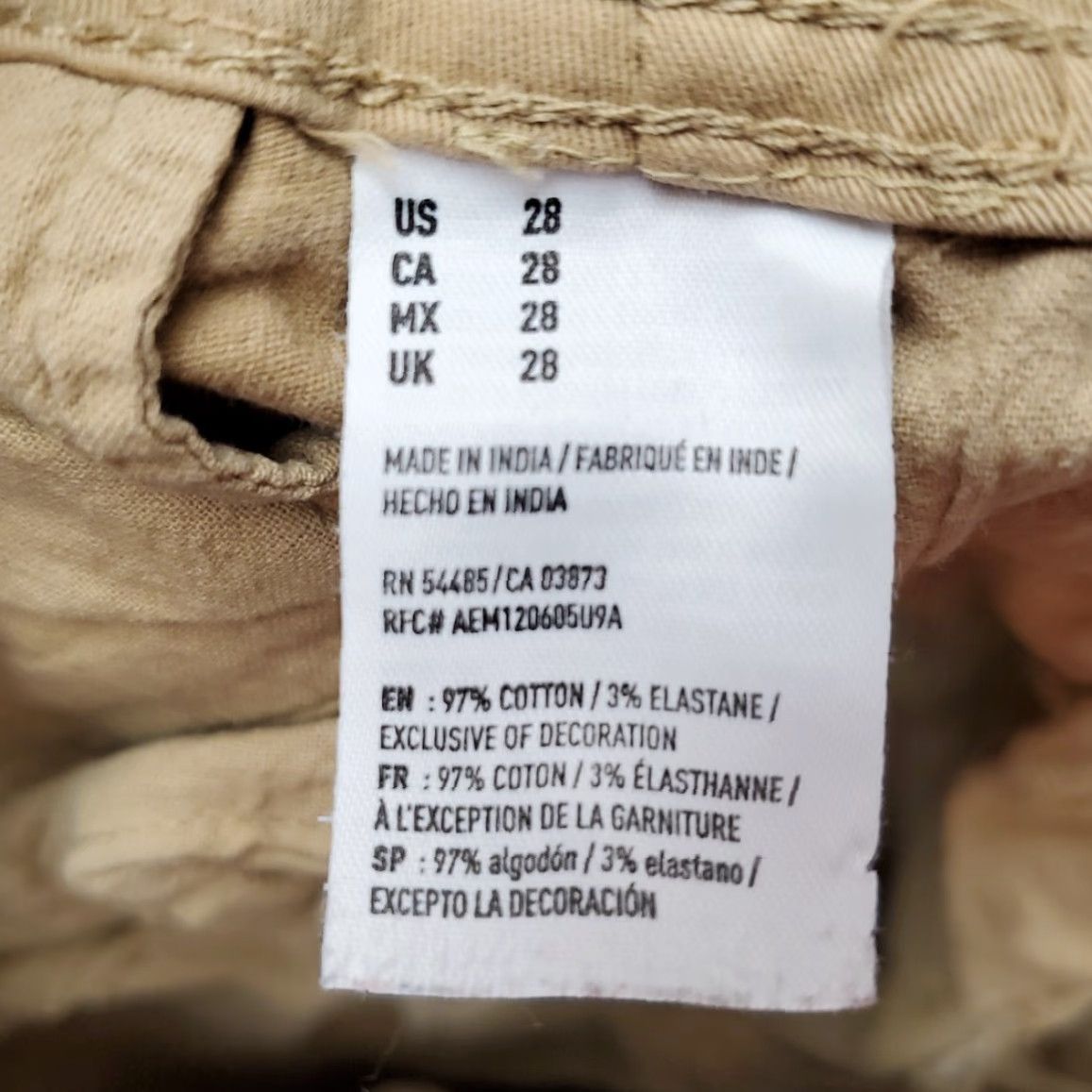 American Eagle Outfitters American Eagle Outfitters Shorts Mens 28 Brown Chino Extreme Flex Stretch Twill Size US 28 / EU 44 - 5 Thumbnail