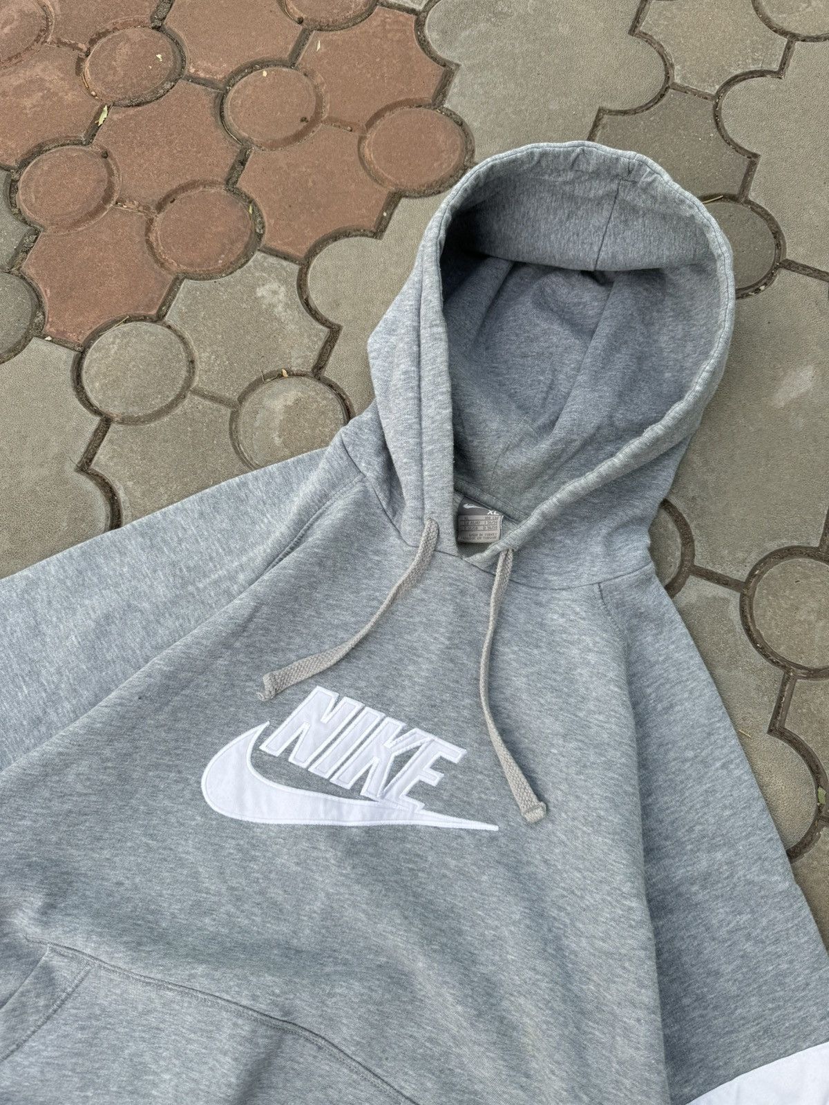Nike × Vintage Vintage Nike Spell Out Hoodie Y2K USA Size US XL / EU 56 / 4 - 3 Thumbnail