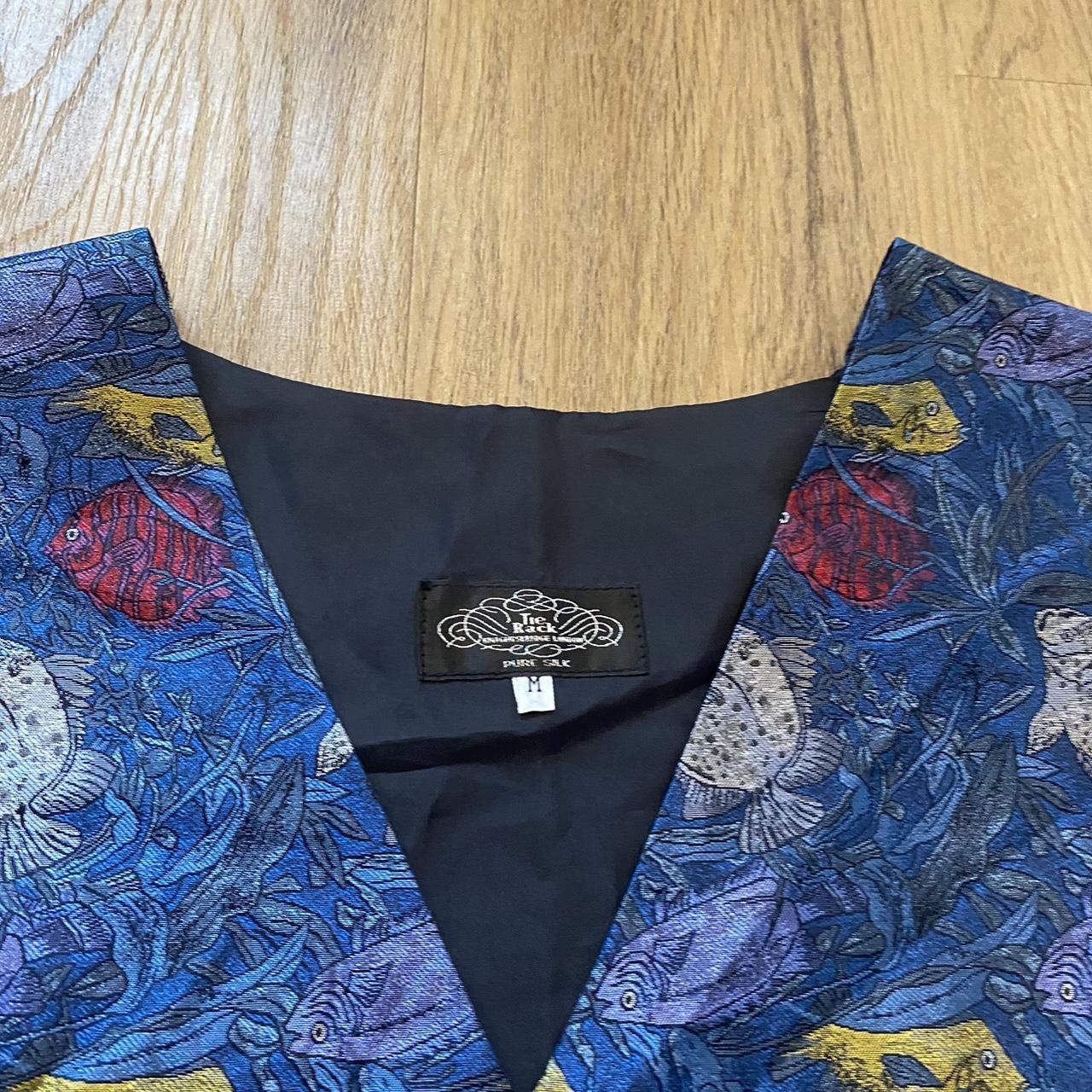 Other Blue and multicoloured fish vest with a unique pattern Size US M / EU 48-50 / 2 - 4 Thumbnail