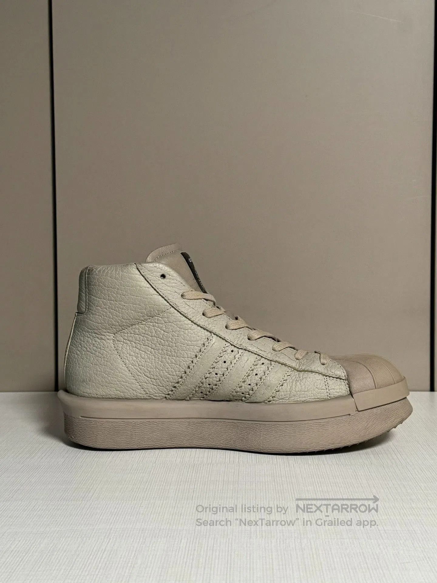 Rick Owens rick owens adidas thick sole sneakers. Size US 10 / EU 43 - 3 Thumbnail
