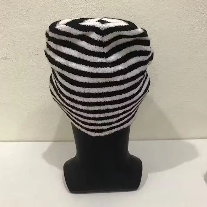 Japanese Brand Japanese Brand Stripe Jail Beanie Hat Size ONE SIZE - 4 Thumbnail