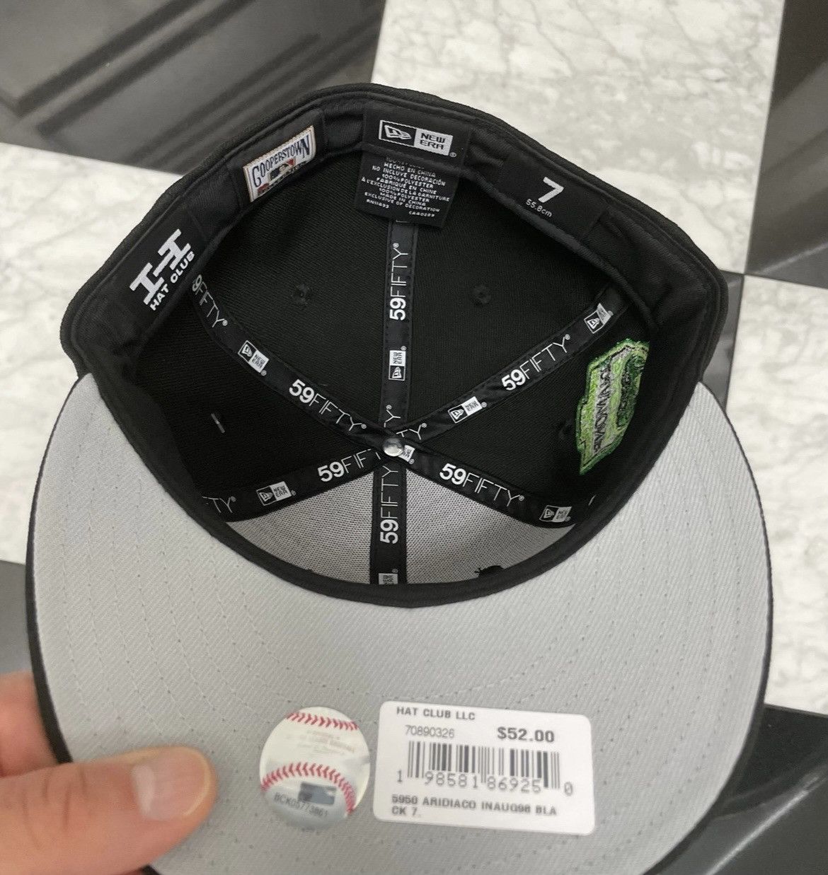 New Era Diamond backs Rhanni fitted drop with hat club size 7 Size ONE SIZE - 7 Thumbnail