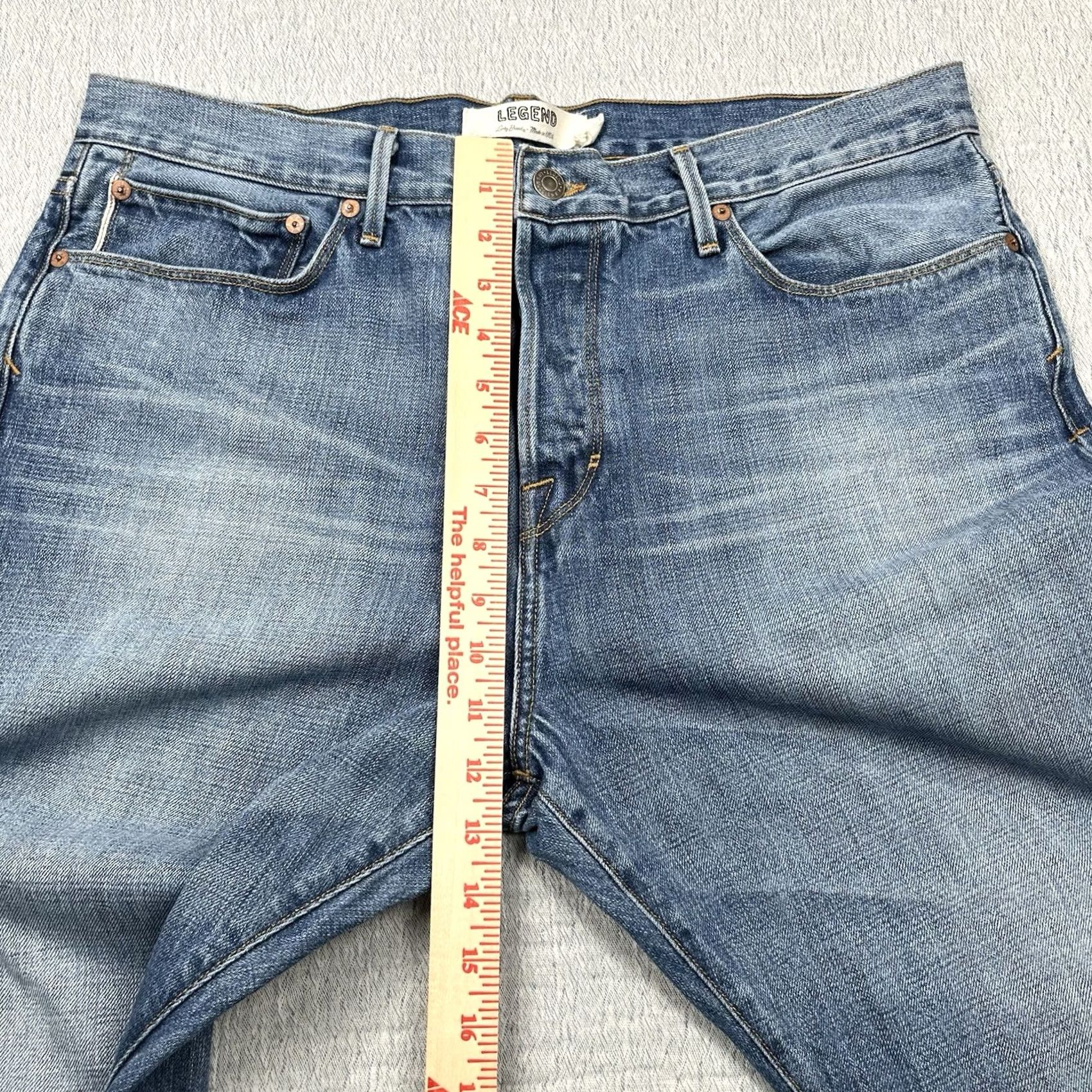 Lucky Brand Lucky Brand Jeans Mens 36x32 Legend 1 Authentic Skinny Selvedge Made USA 7M11958 Size US 36 / EU 52 - 3 Thumbnail