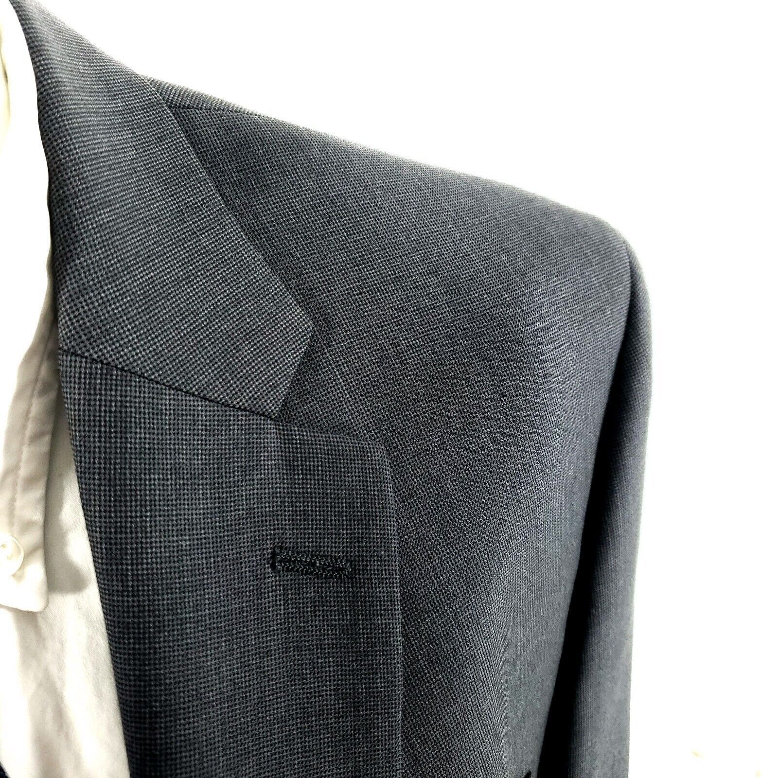 Ralph Lauren Ralph Lauren Wool 2 Button Blazer 42R Gray Black Check Tagge Size 42R - 2 Thumbnail