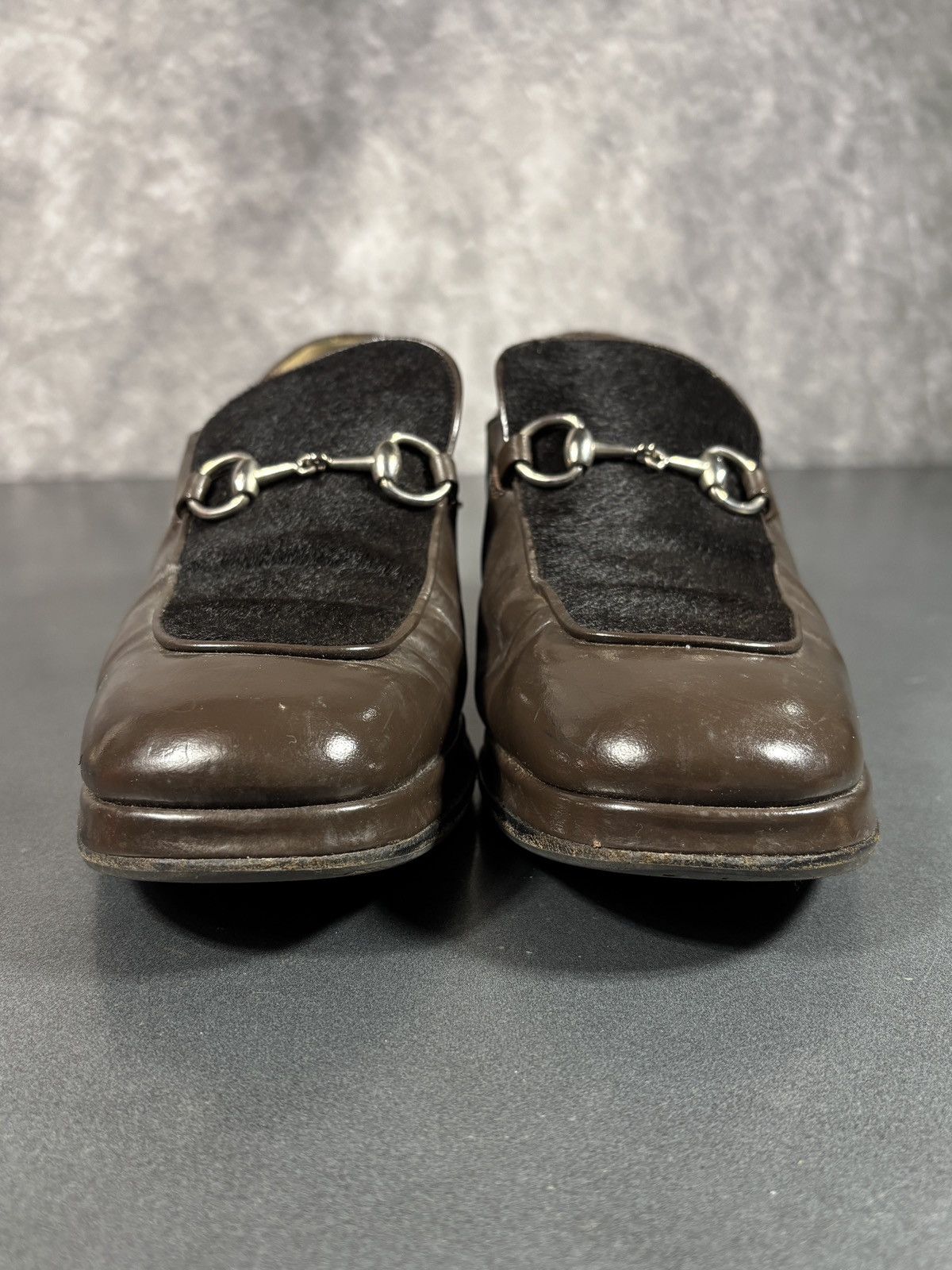 Gucci Vintage Gucci Horsebit Loafers 90s Tom Ford Pony Hair 2000s Size US 7 / IT 37 - 6 Thumbnail