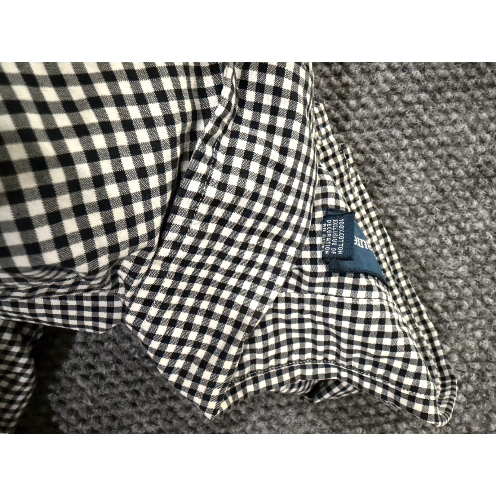 Ralph Lauren Ralph Lauren Button Up Shirt Mens 17 36/37 Black White Gingham Check Long Sleeve Dress Shirt Casual Business Classic Cotton, Regular Fit Size US XL / EU 56 / 4 - 5 Thumbnail