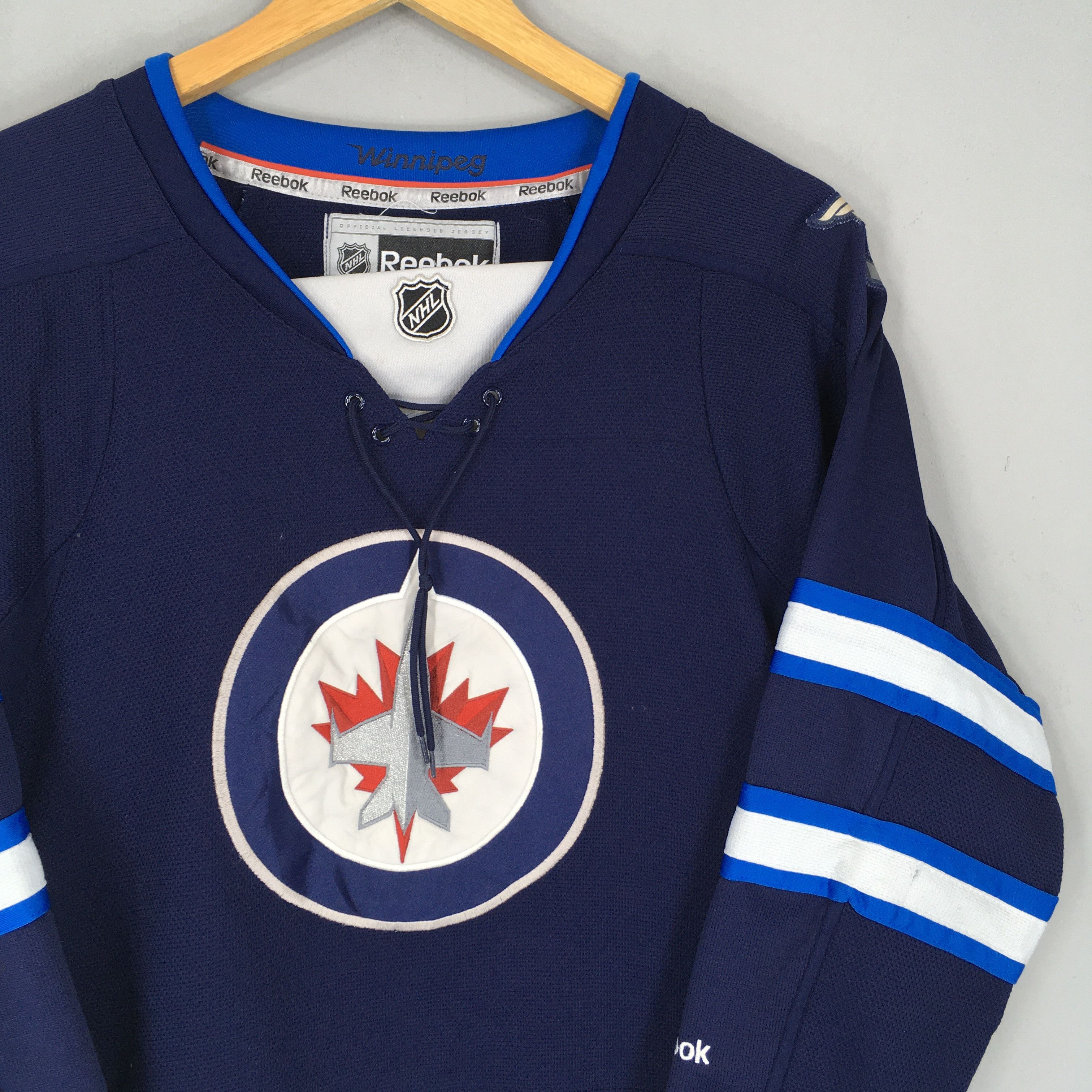 NHL × Reebok × Vintage Vintage Winnipeg Jets NHL Jersey Large Size US L / EU 52-54 / 3 - 2 Thumbnail