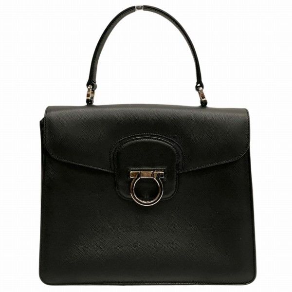 Salvatore Ferragamo Salvatore Ferragamo Salvatore Ferragamo Gancini Leather Handbag Leather Handbag BW-21-C361 Size ONE SIZE - 1 Thumbnail