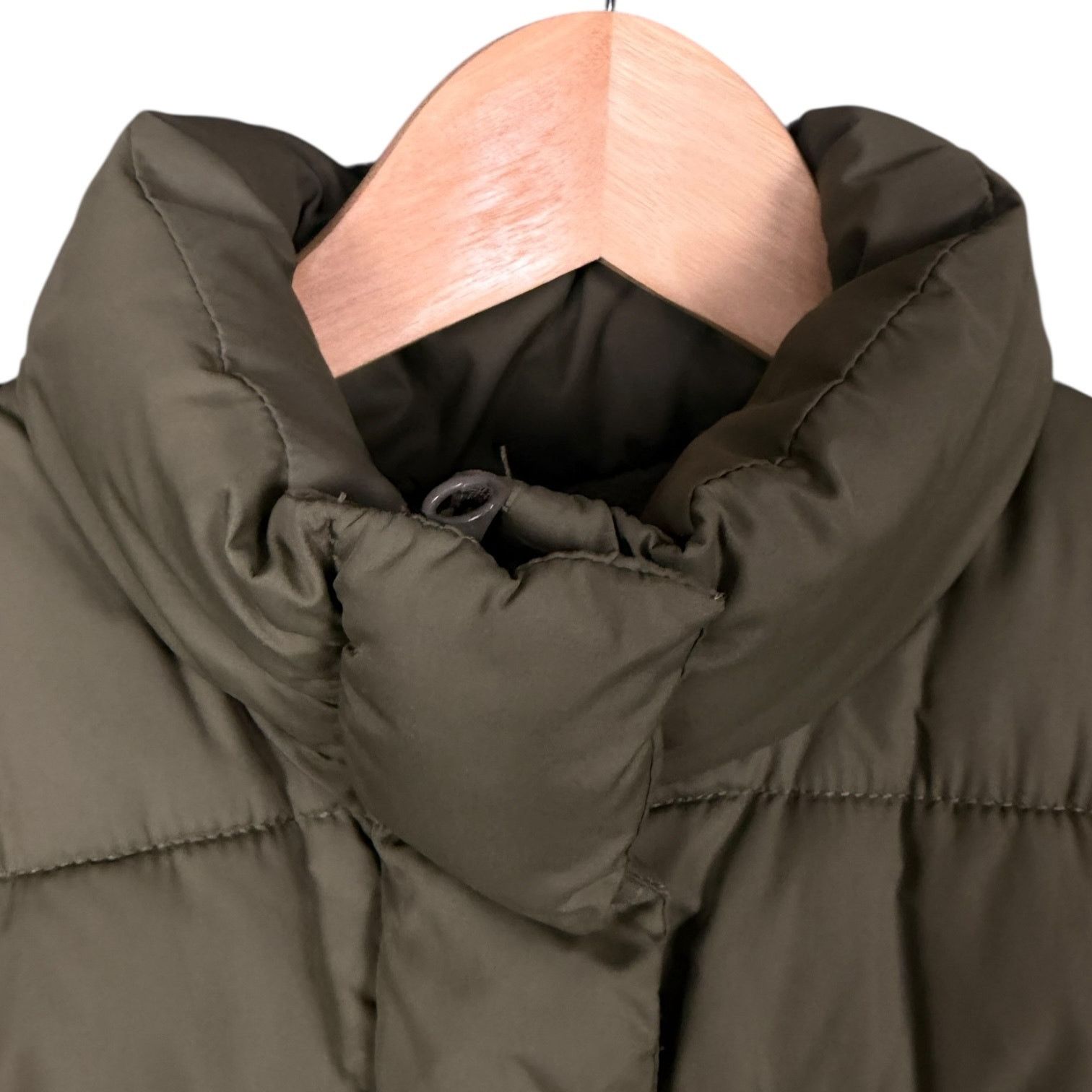Gap Gap Olive Green Toggle Closure Women's Lined Puffer Vest - S Size S / US 4 / IT 40 - 4 Thumbnail