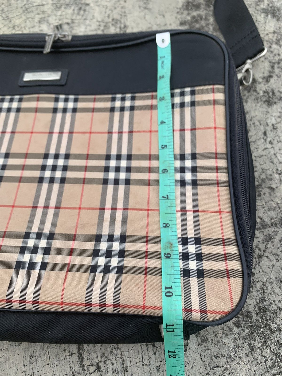 Burberry Vintage 90s Burberrys Blue Label Nova Check Brief Case Size ONE SIZE - 11 Thumbnail