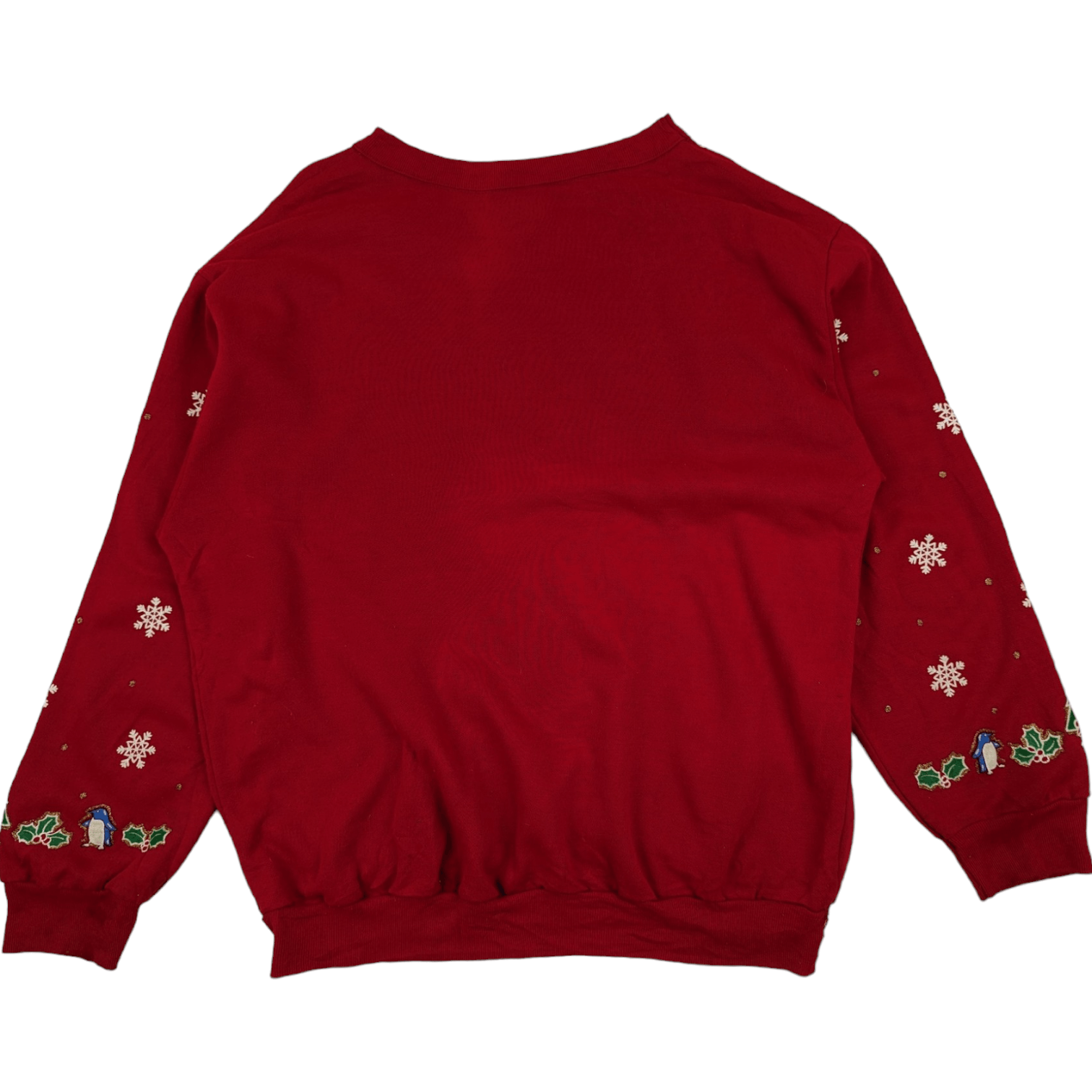 Vintage Vintage 90's HOLIDAY TIME Full Print Winter Jumper Size US L / EU 52-54 / 3 - 10 Thumbnail
