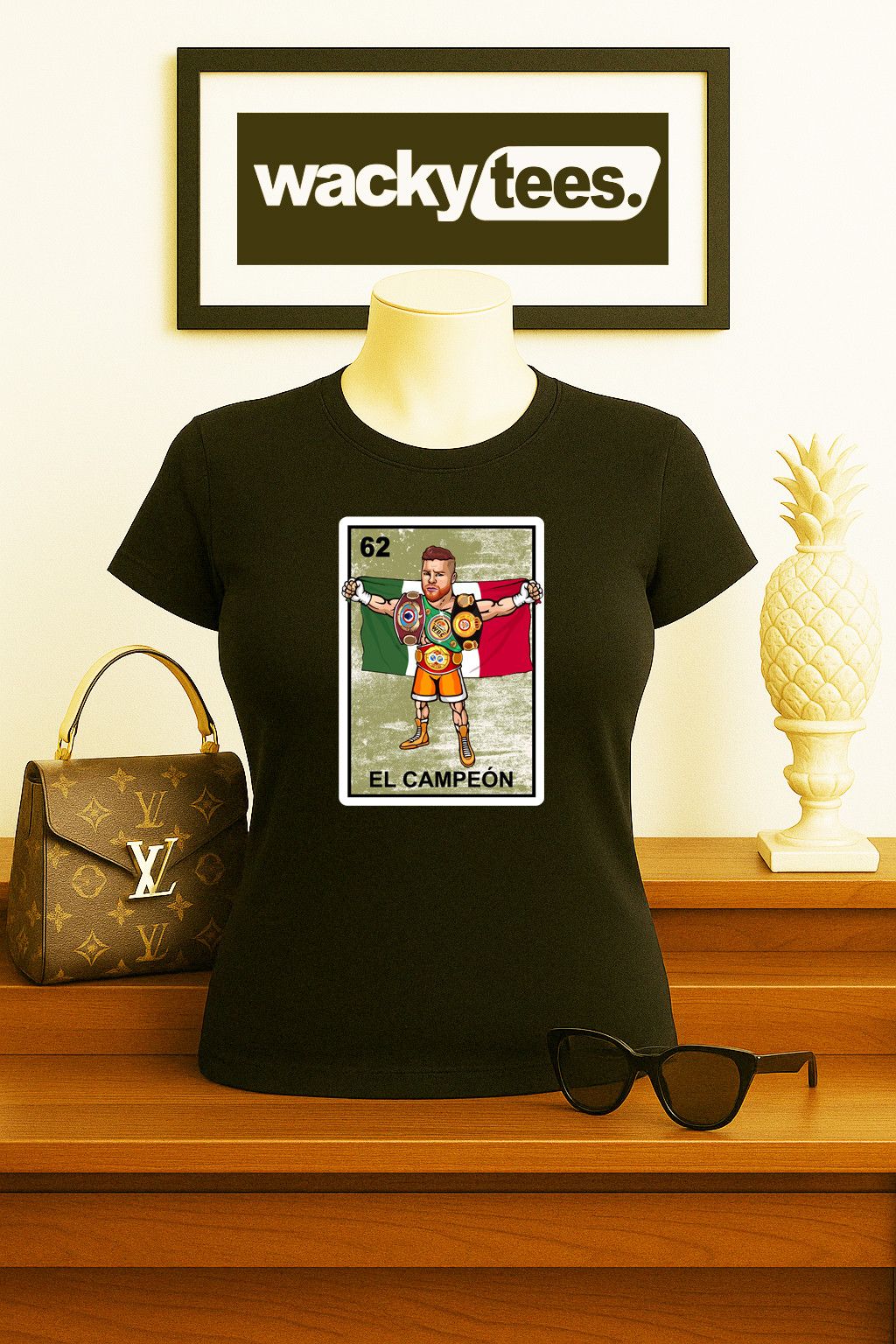 Other El Campeon Canelo Alvarez Champion Loteria Graphic Tee Shirt Size US L / EU 52-54 / 3 - 5 Thumbnail