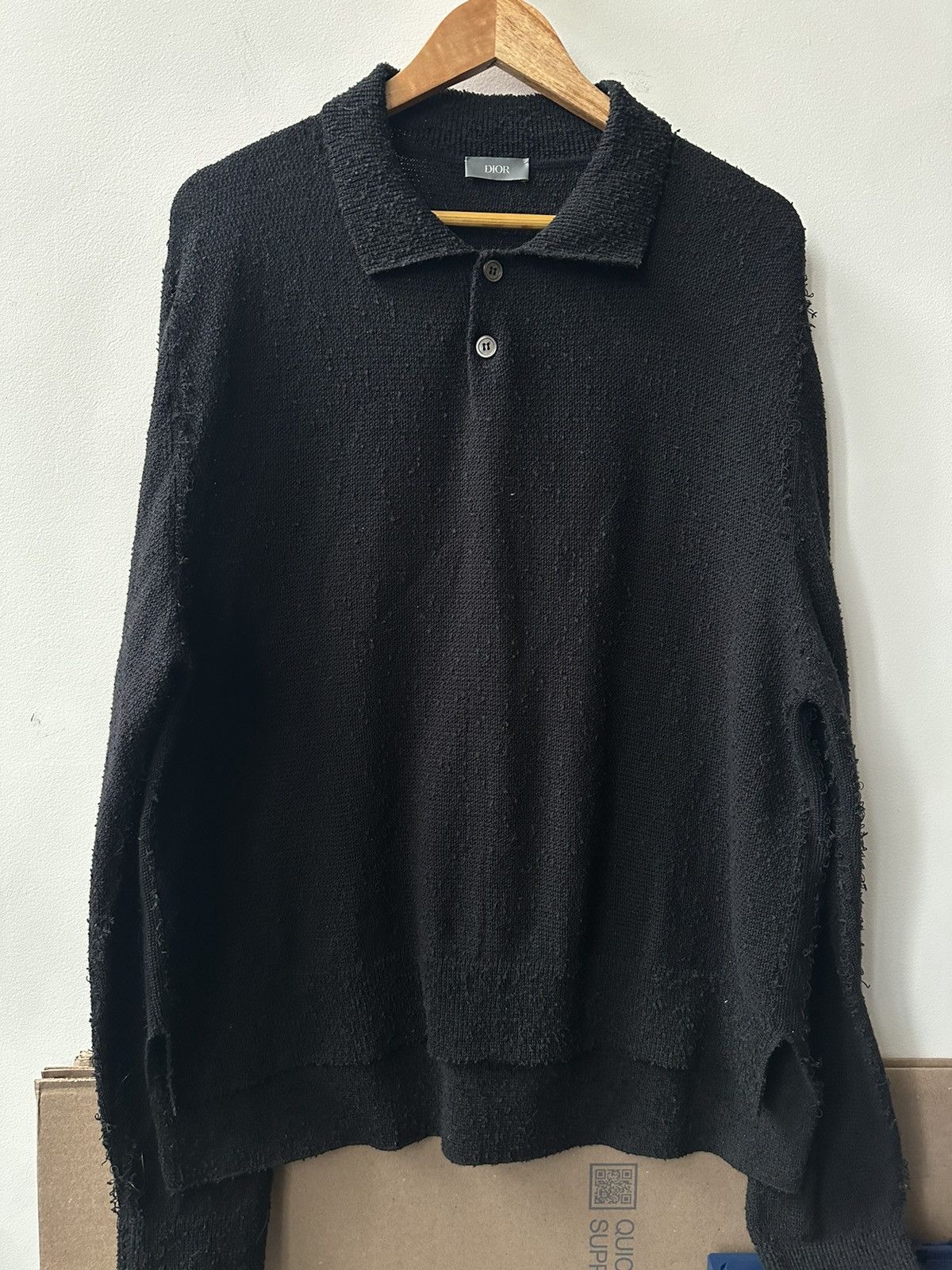 Dior Dior Kim Jones L/S Polo Size US L / EU 52-54 / 3 - 1 Thumbnail