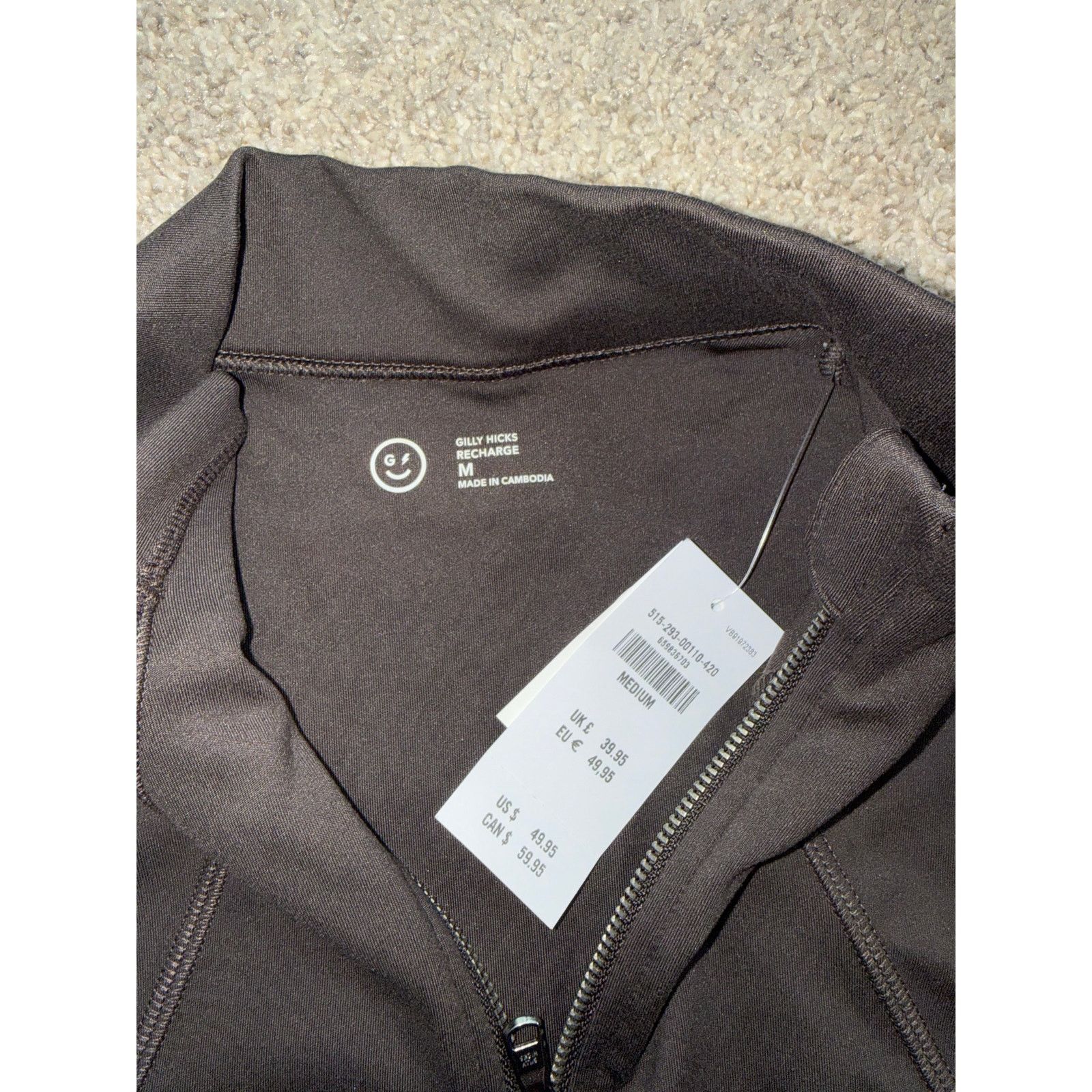 Hollister Hollister Gilly Hicks Active Zip-Up Jacket - Brown, M Size M / US 6-8 / IT 42-44 - 3 Thumbnail