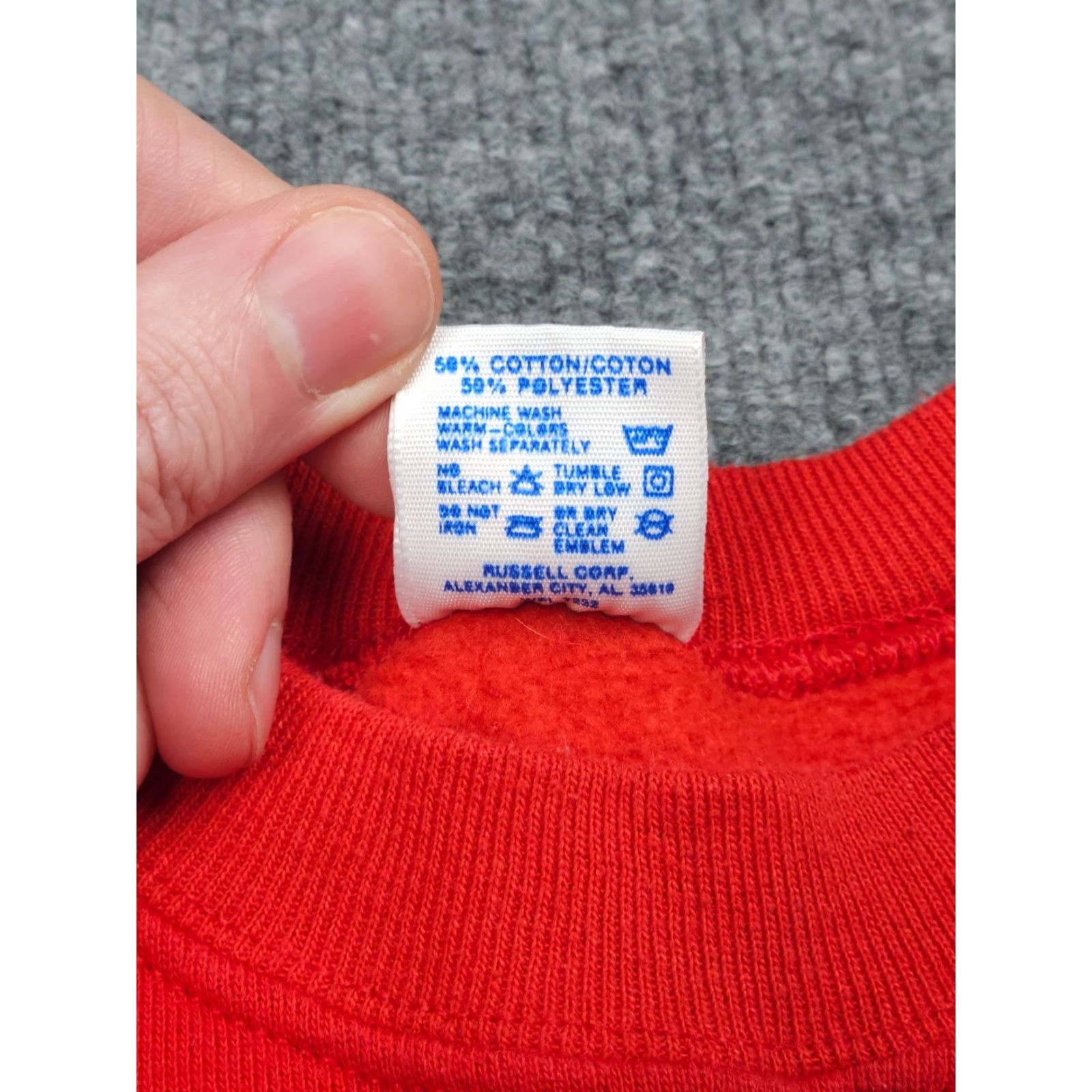 Jerzees VINTAGE Jerzees 49ers Sweatshirt Men's XL Red NFL Back to Back Super Bowl Pullover Large Heavyweight Fleece Logo Embroidered Cotton Blend USA Men Size US XL / EU 56 / 4 - 6 Thumbnail