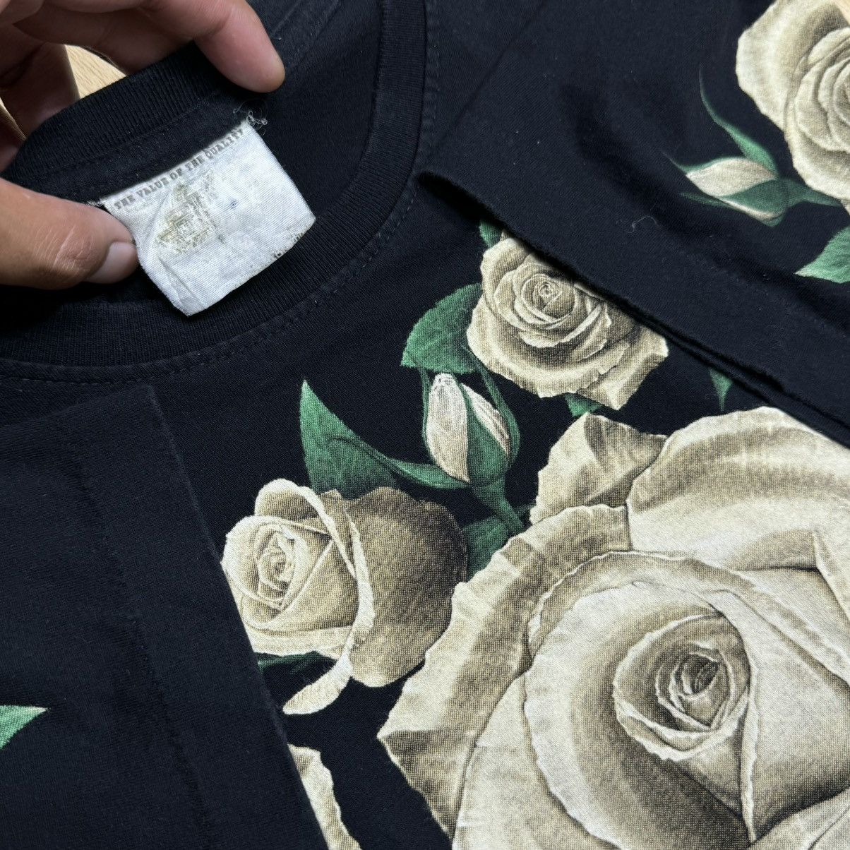 Vintage Vintage single stitch full art print Roses Size S / US 4 / IT 40 - 2 Thumbnail