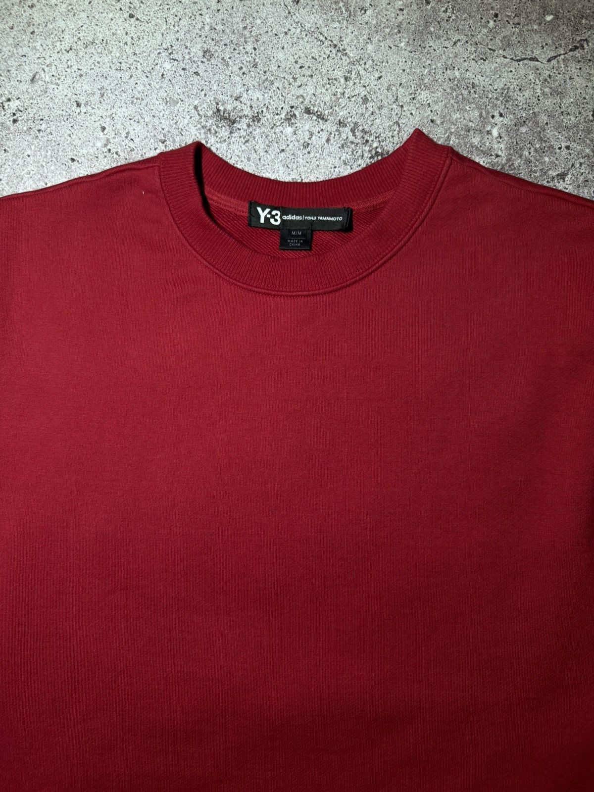Adidas × Y-3 × Yohji Yamamoto Yohji Yamamoto Adidas Y-3 red big logo rare sweatshirt Size US M / EU 48-50 / 2 - 9 Thumbnail